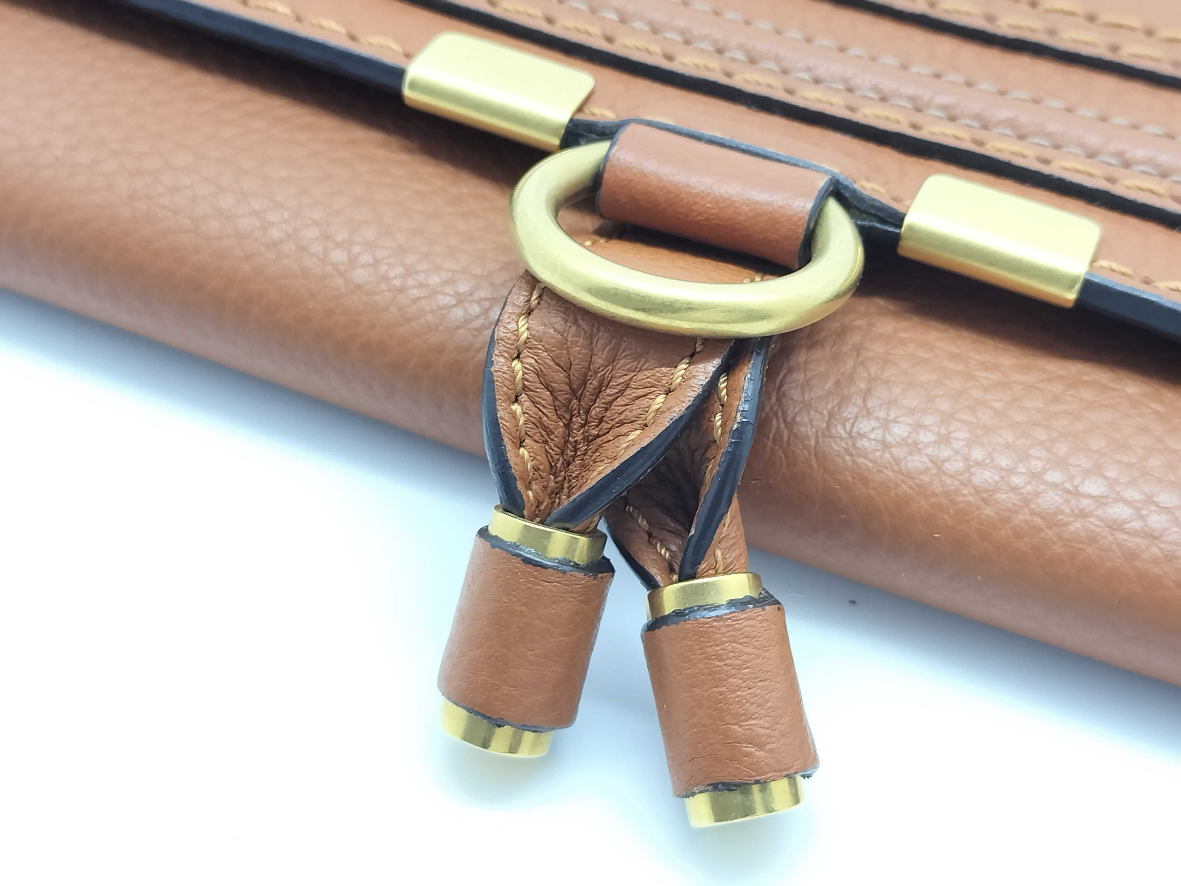 Marcie long leather wallet, brown, with box. — view 13