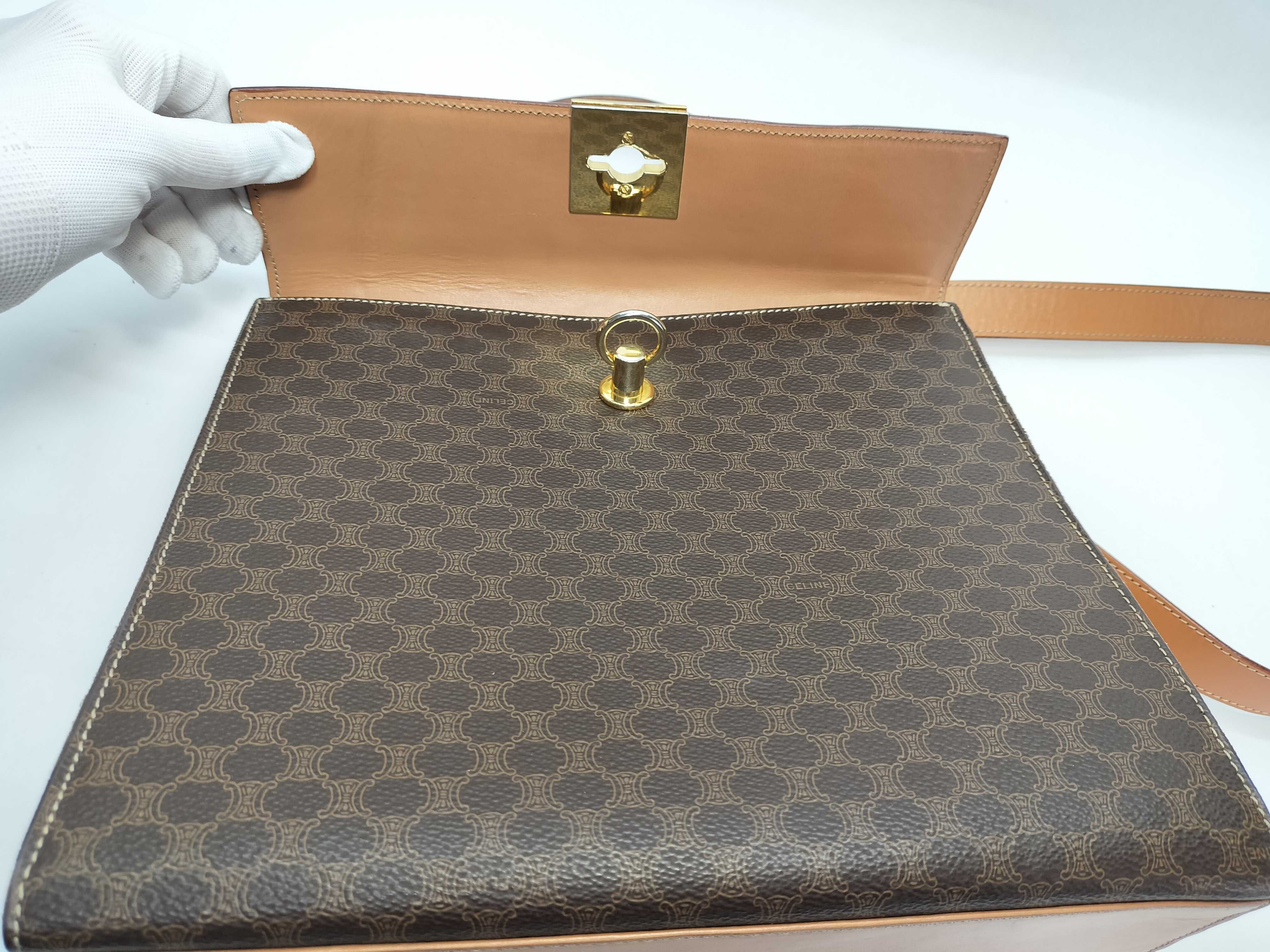 Macadam pattern Gancini hardware 2-way bag handbag — view 9
