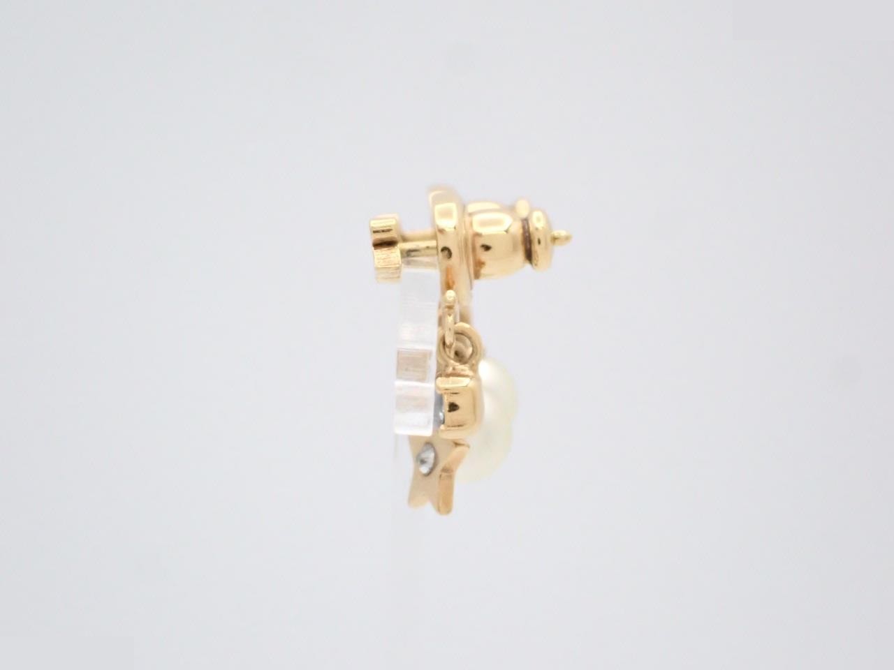 earrings gold — view 3
