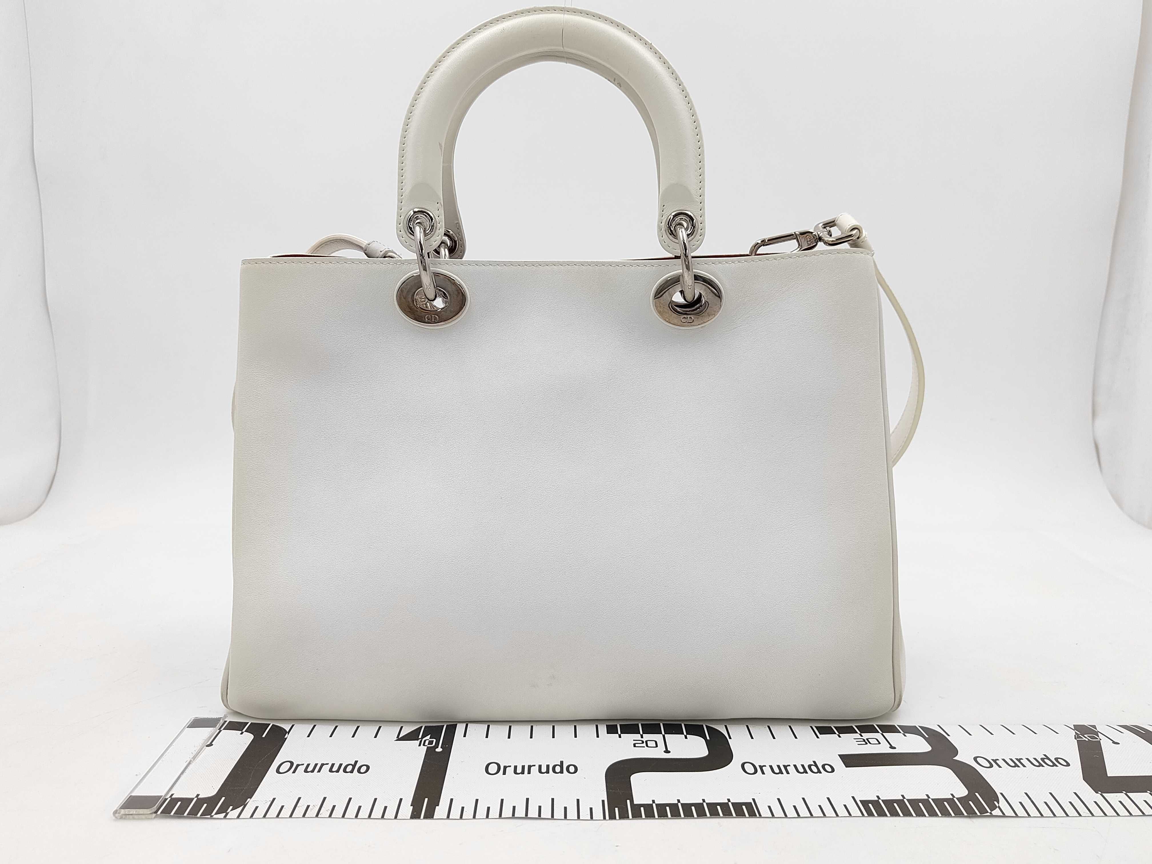 White Leather Paradise Collection Tote Bag — view 2