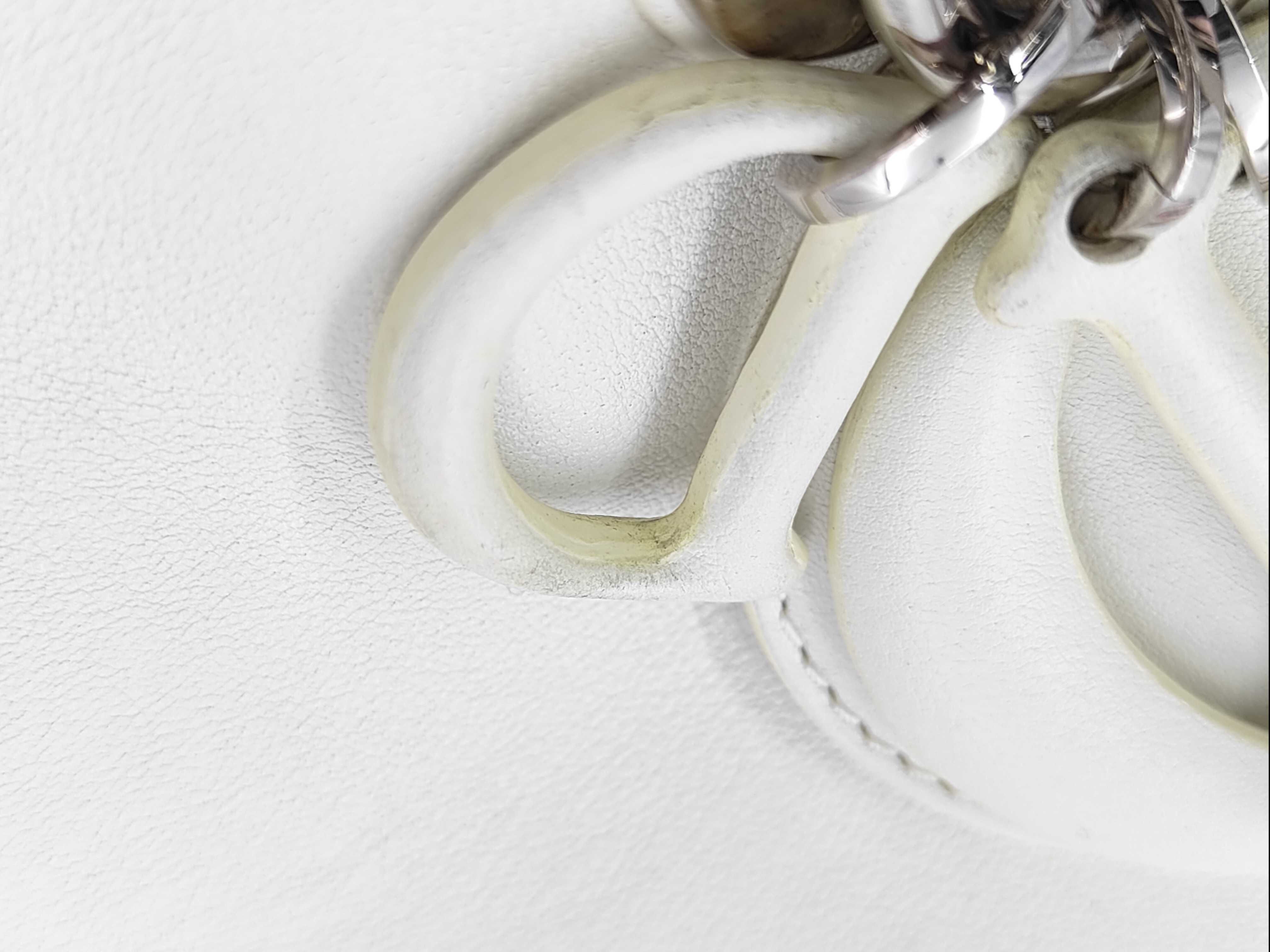 White Leather Paradise Collection Tote Bag — view 13