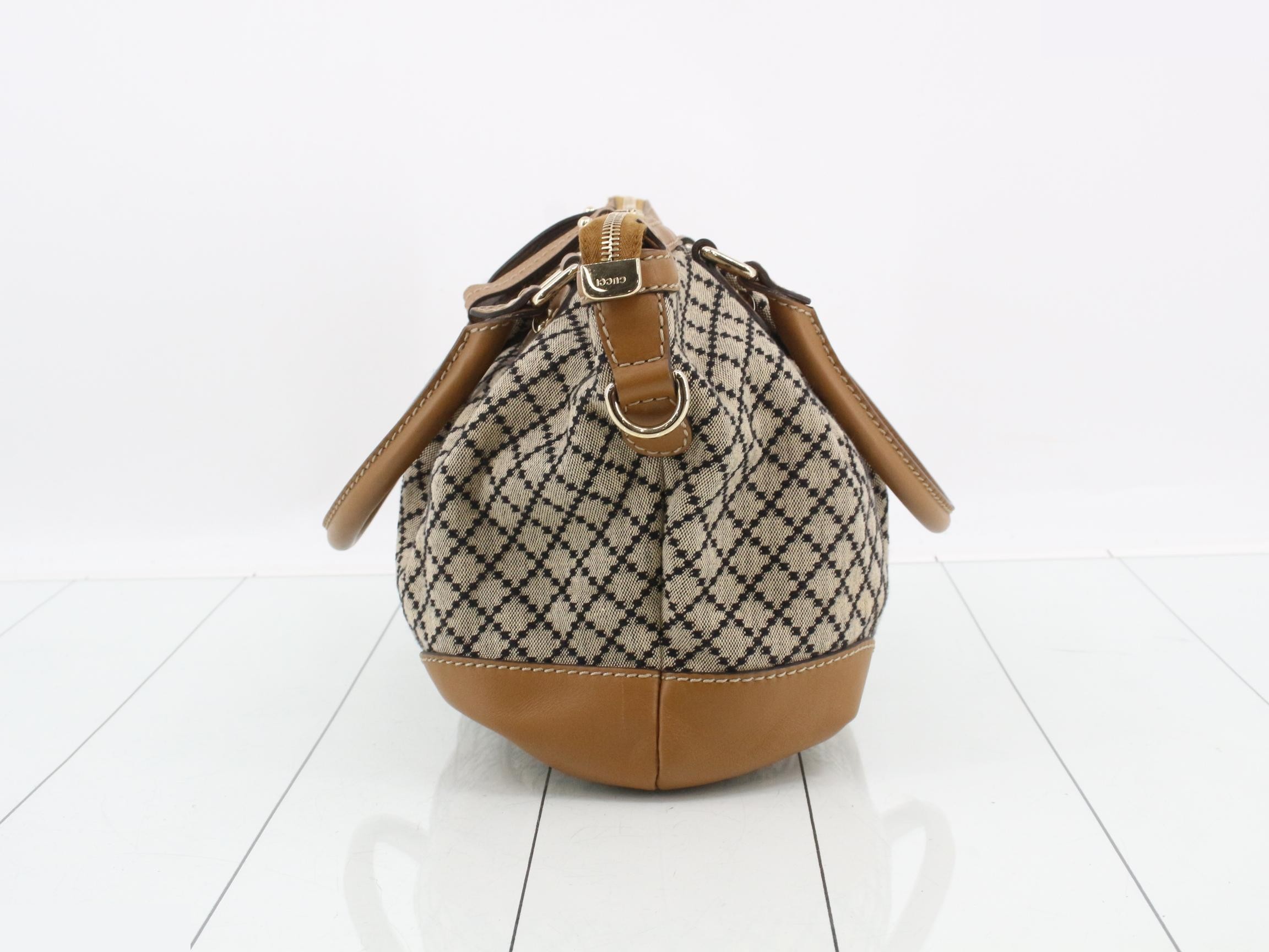 Canvas x Leather Shoulder Tote Bag — view 3