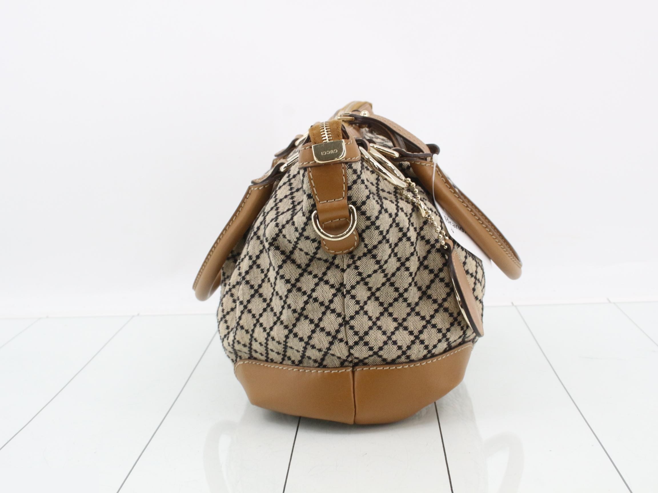 Canvas x Leather Shoulder Tote Bag — view 4