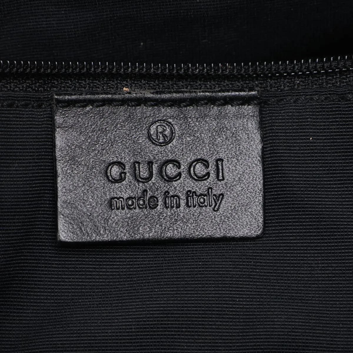 GG Denim Canvas x Leather Shoulder Bag, Black 00963 — view 8