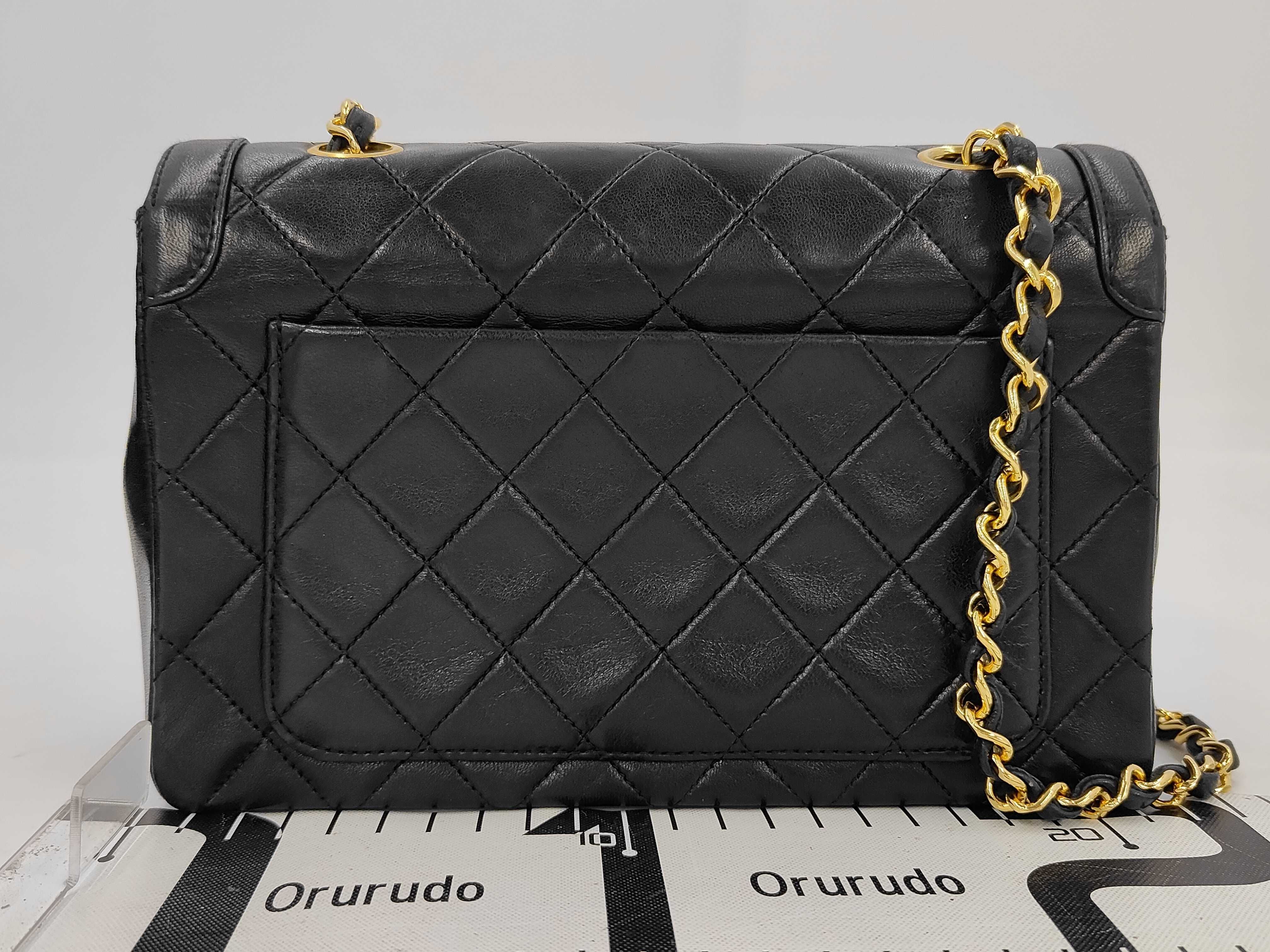 Lambskin Matelassé Chain Shoulder Bag with Pouch — view 2