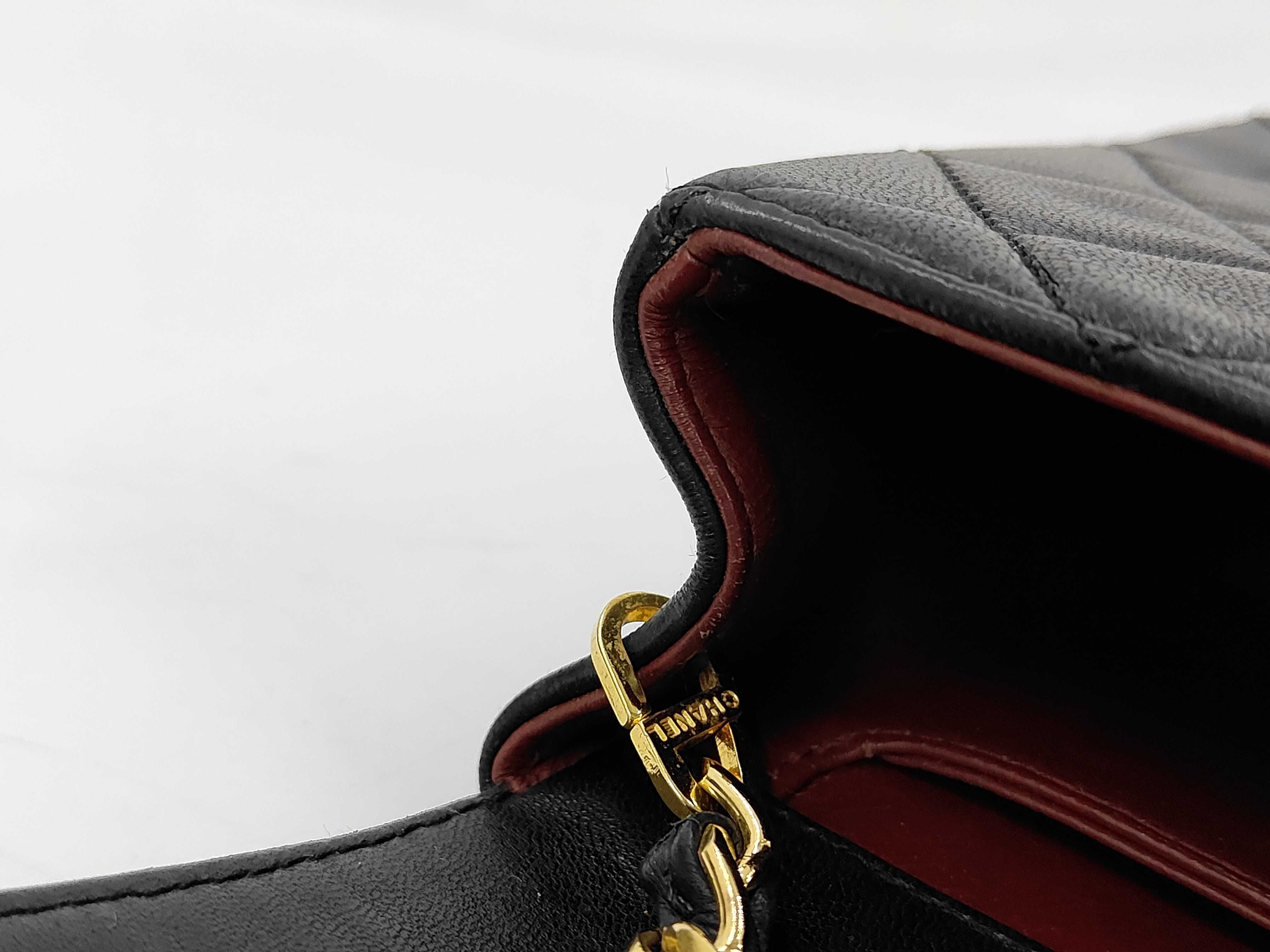 Lambskin Matelassé Chain Shoulder Bag with Pouch — view 14