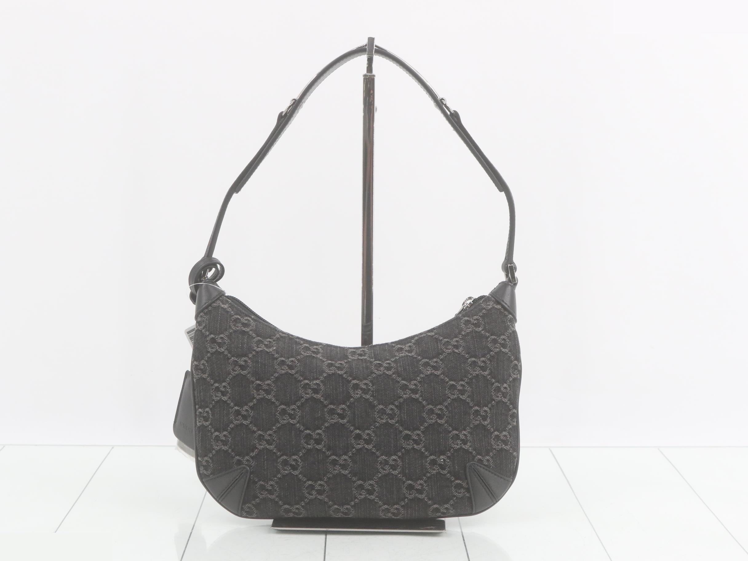 Denim Horsebit Bag GG — view 2