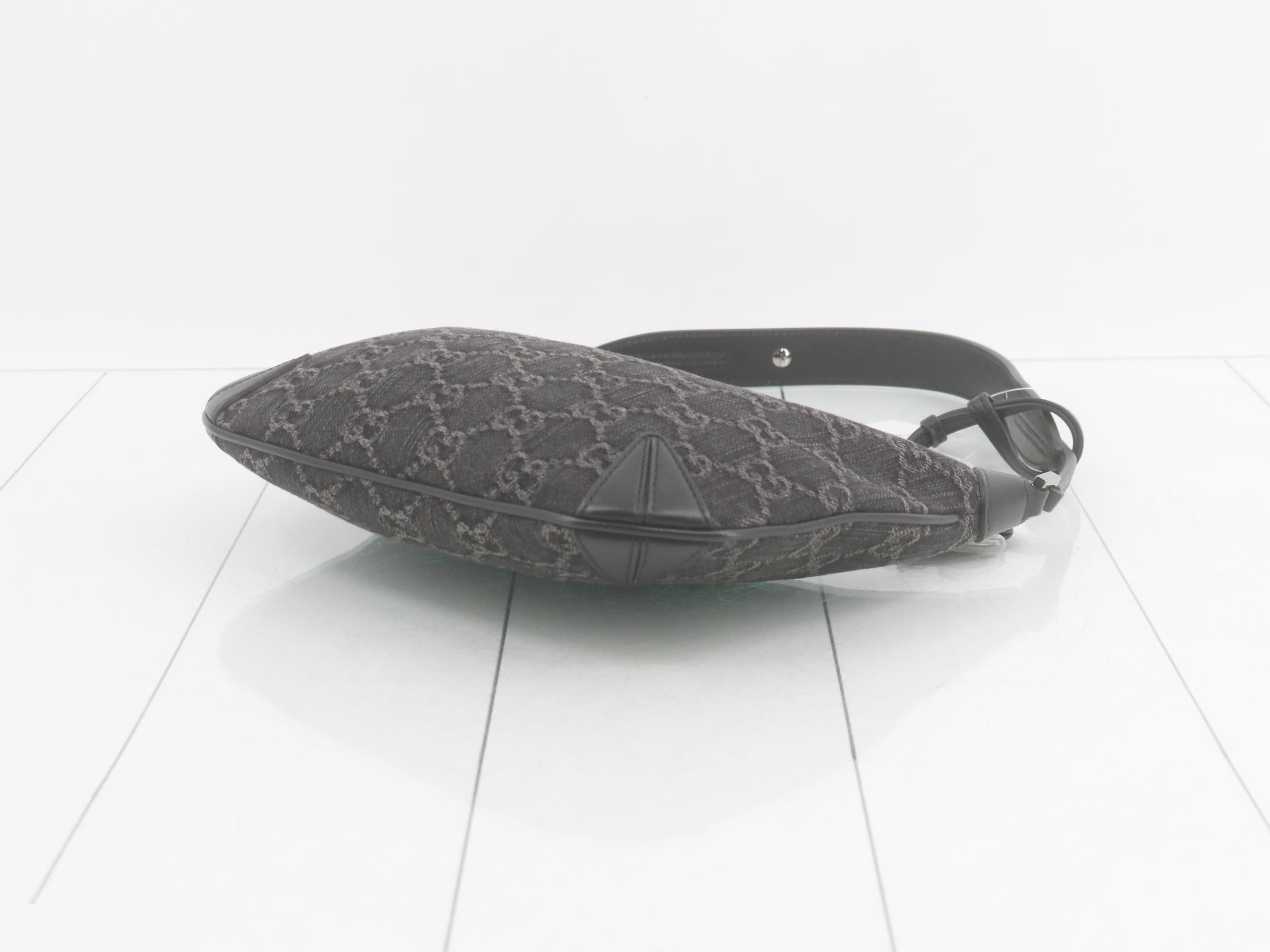 Denim Horsebit Bag GG — view 6