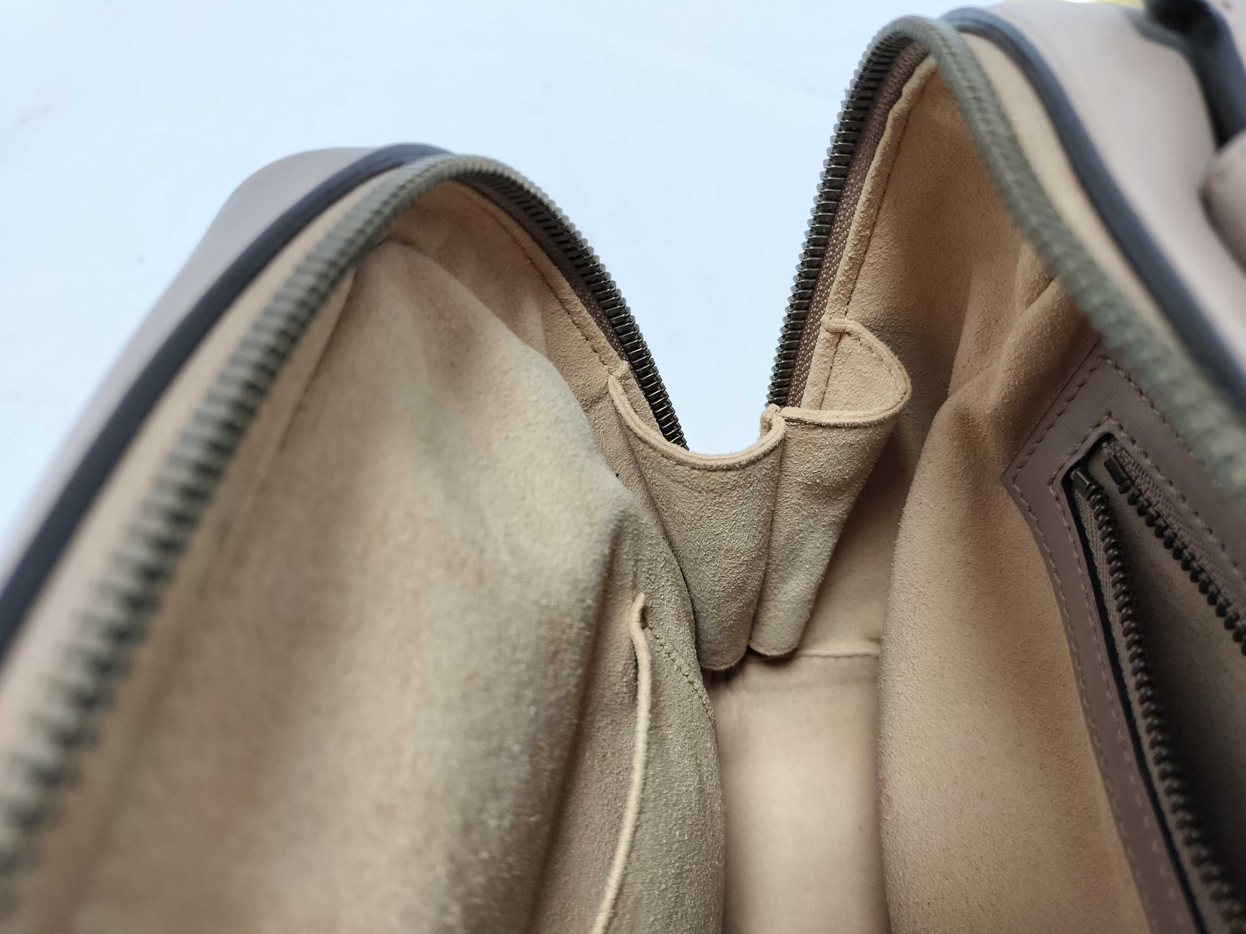 PH-GG Marmont Sylvie Web Beige Leather Shoulder Bag 24cm Handbag — view 12