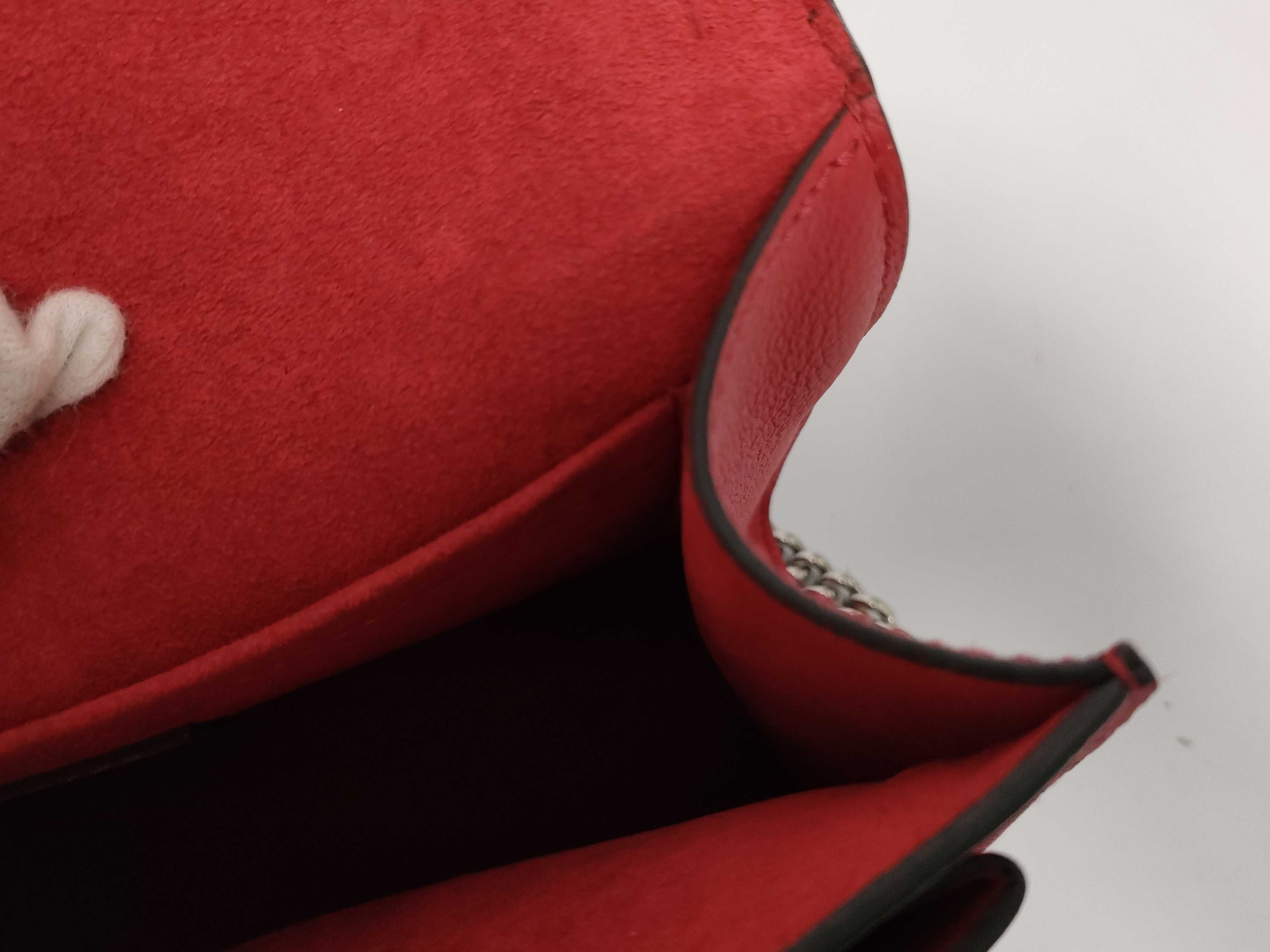 MyLockme Red Calf Leather BB Silver Hardware Shoulder Bag — view 10
