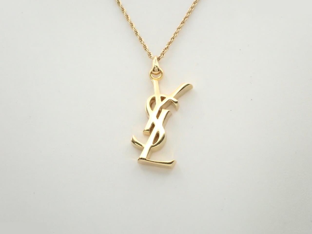 Logo: Precious metals, necklace, pendant, chain approx. 47cm