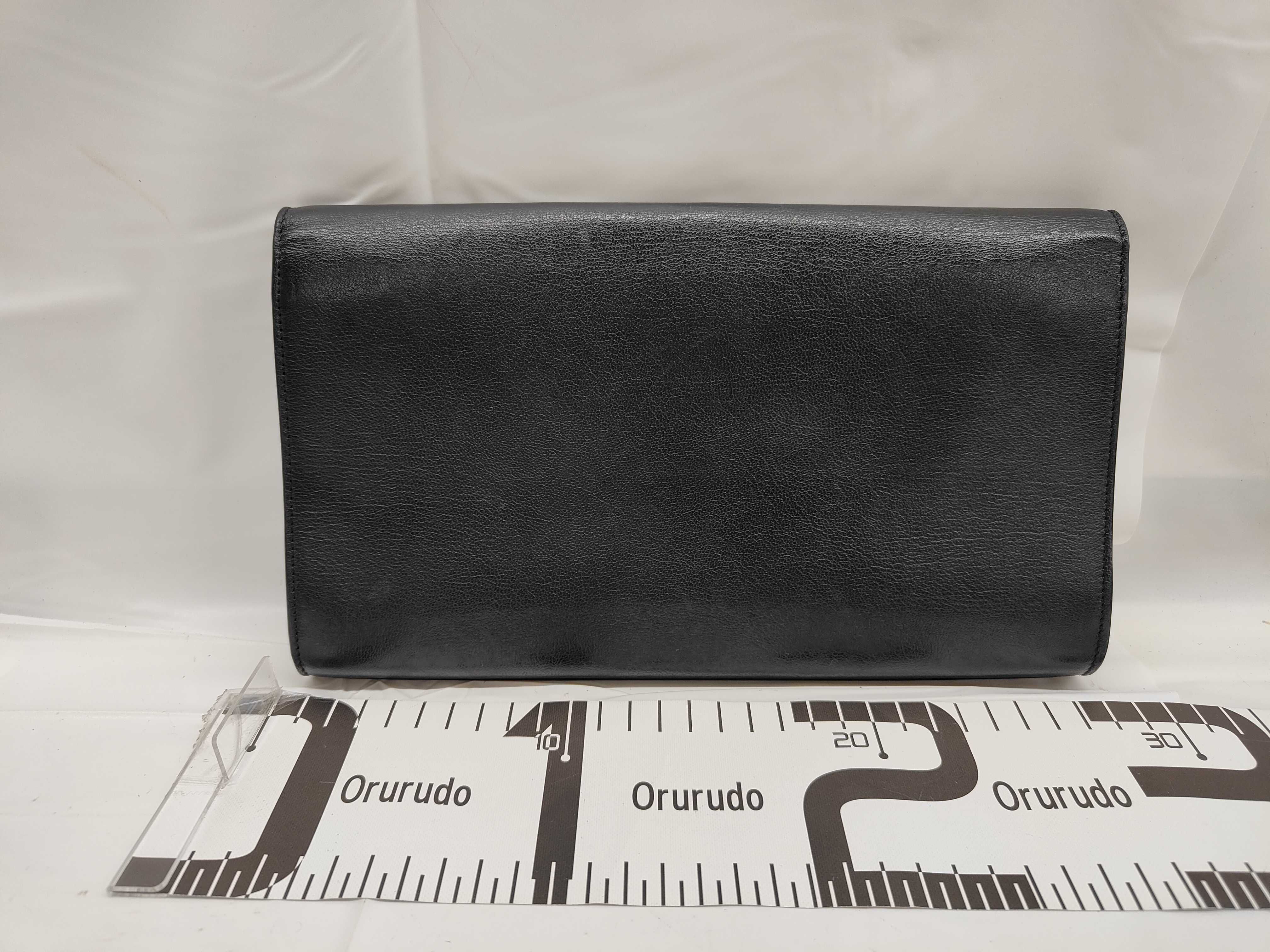 Logo Clutch Bag Black — view 2