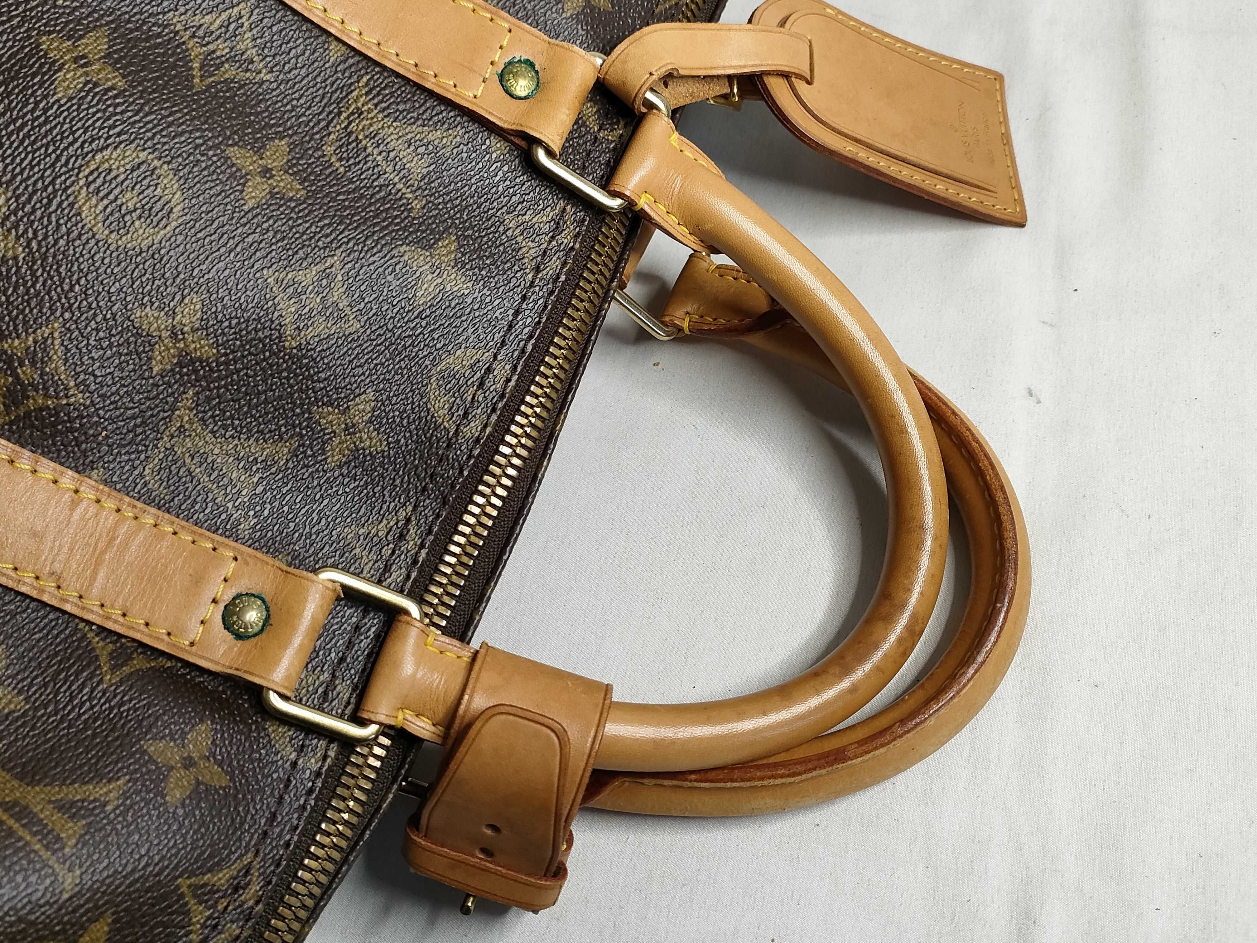 Monogram Louis Vuitton Keepall Bandoulière Boston Bag — view 3