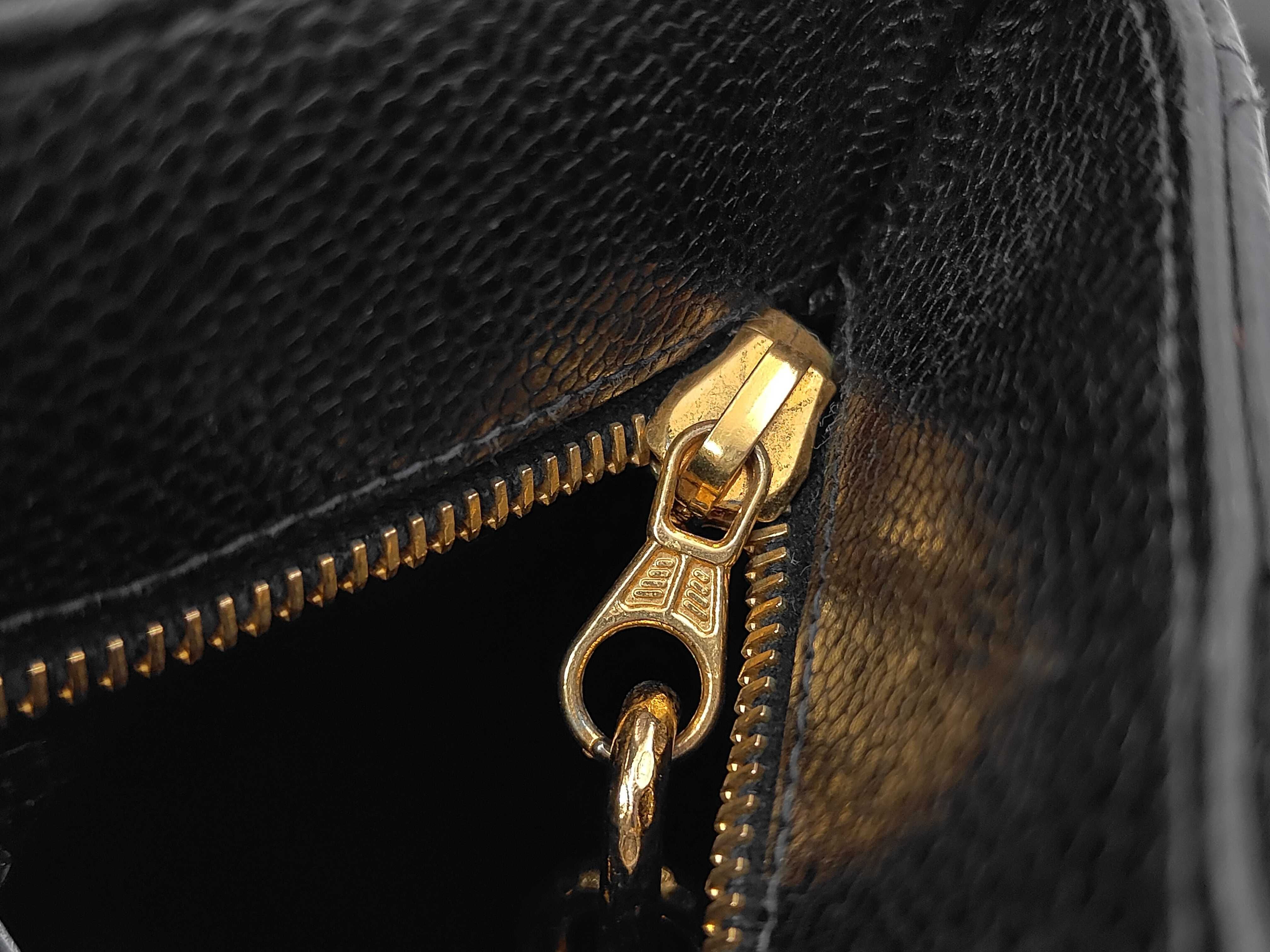 Caviar Skin Reissue Tote Bag (Black) — view 12