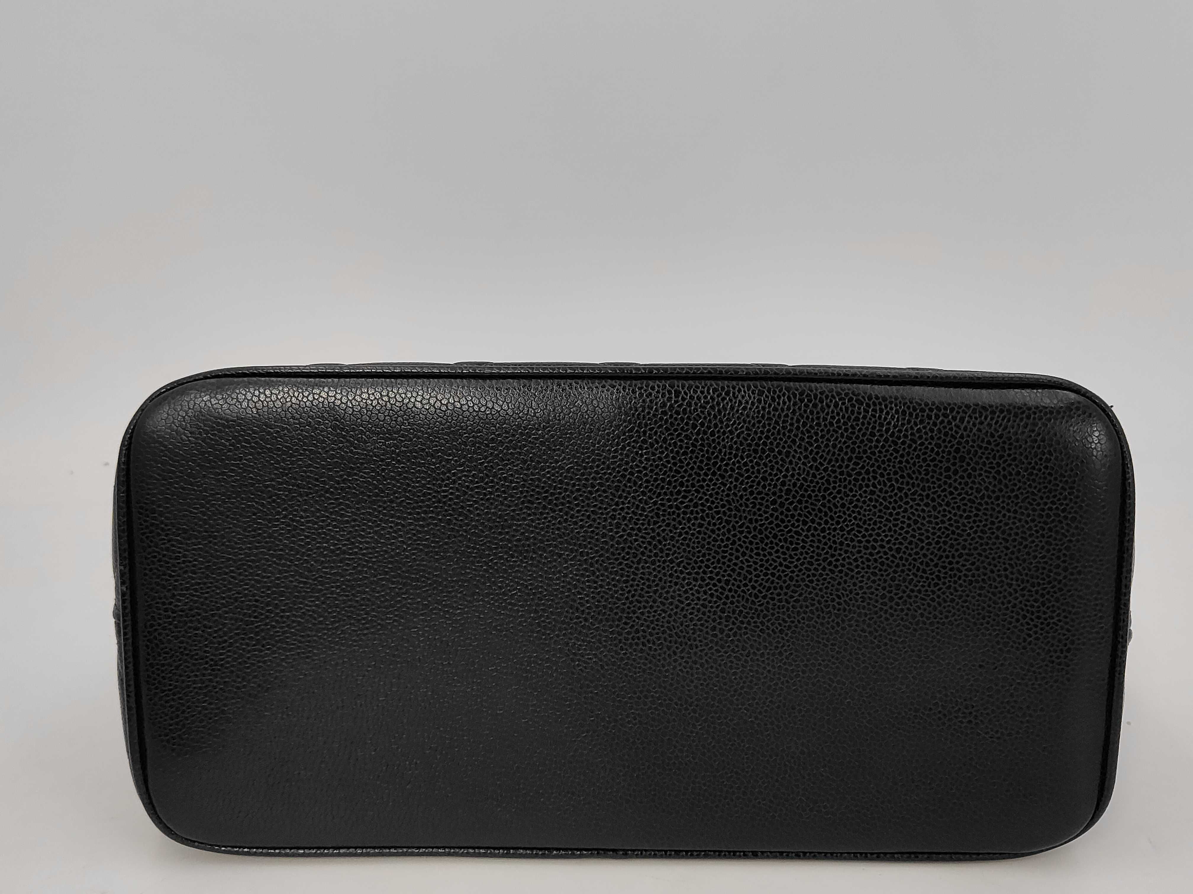 Caviar Skin Reissue Tote Bag (Black) — view 4