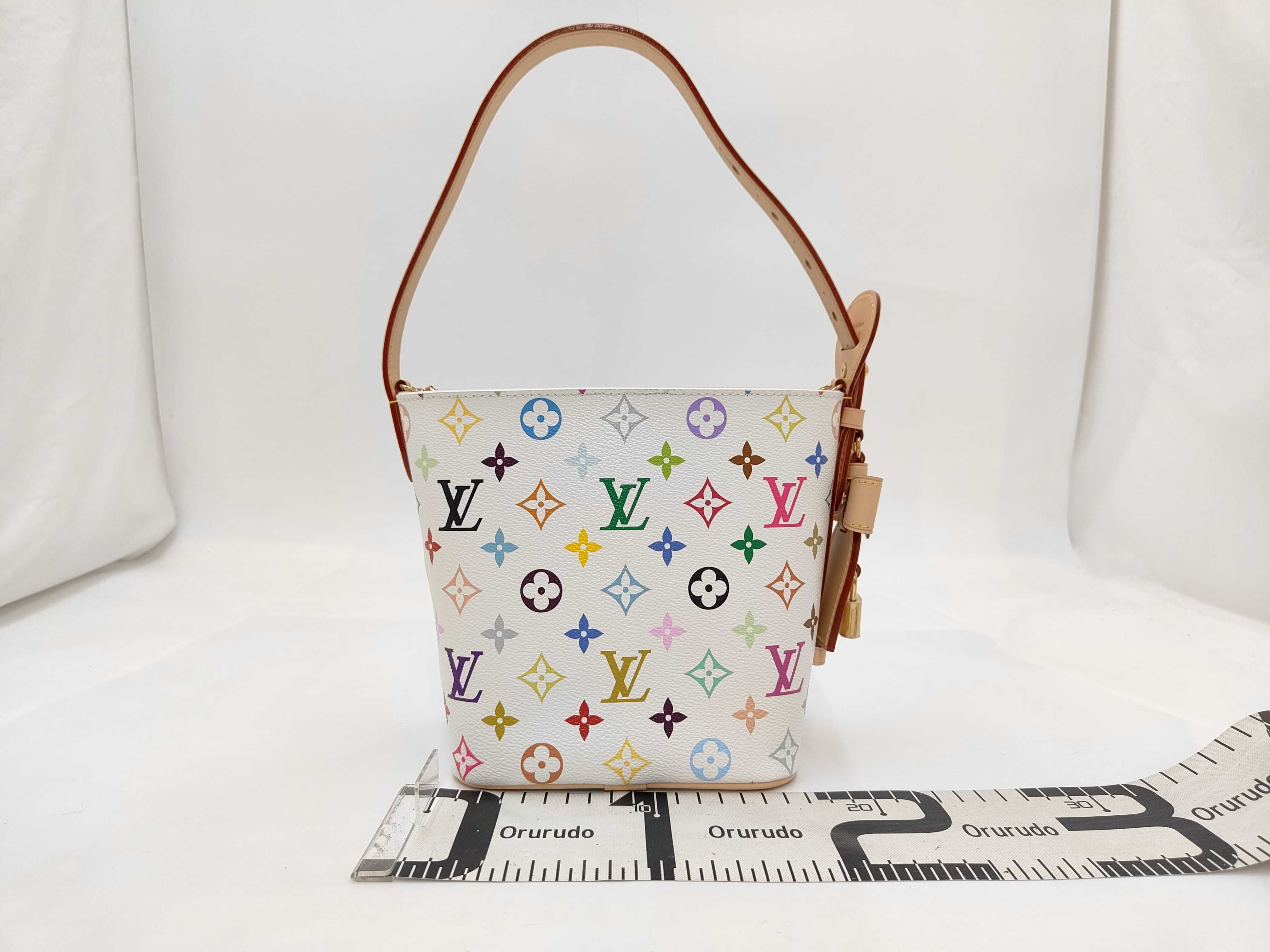 Multicolor White All-in-BB LV x TM Takashi Murakami Collaboration M13089 RFID Shoulder Bag — view 2