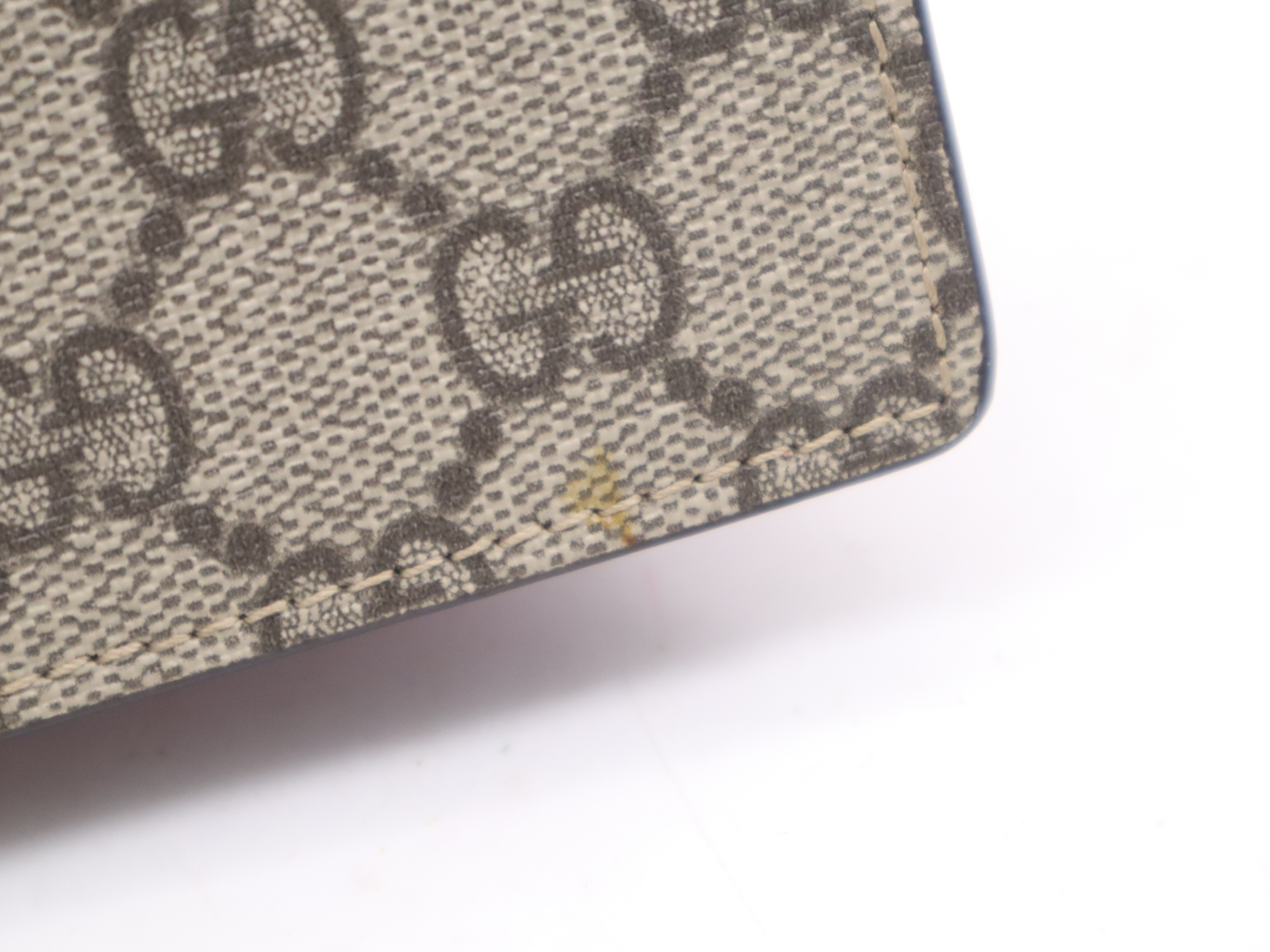 481291 Canvas x Leather GG Supreme Beige Gold Hardware Shoulder Bag — view 9
