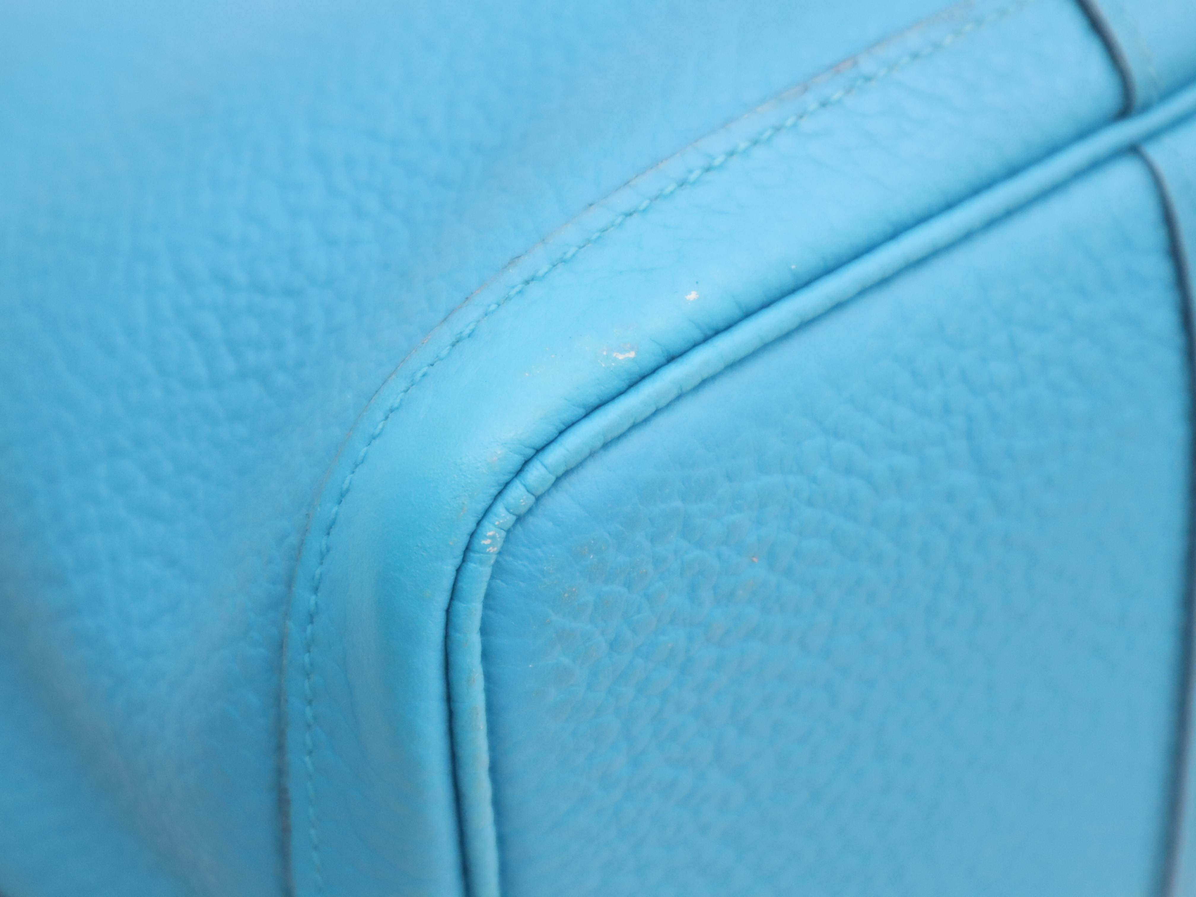 Toile Officier Garden Party PM Light Blue R stamp 2014 Handbag — view 9