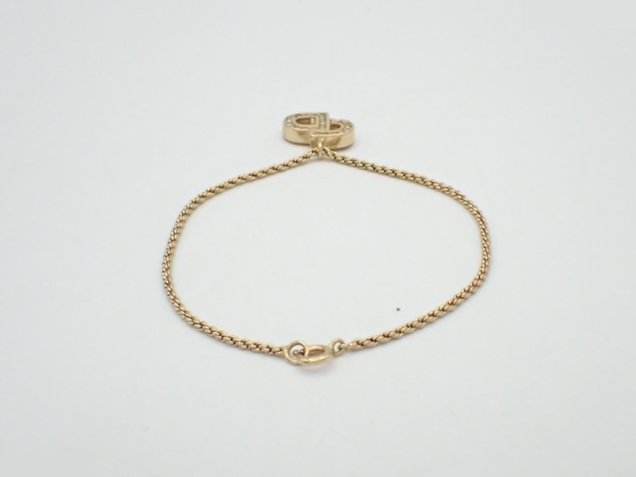 Other items in the line: Precious metal bracelets and bangles (metal), wrist circumference approximately 18.5 cm. — view 2