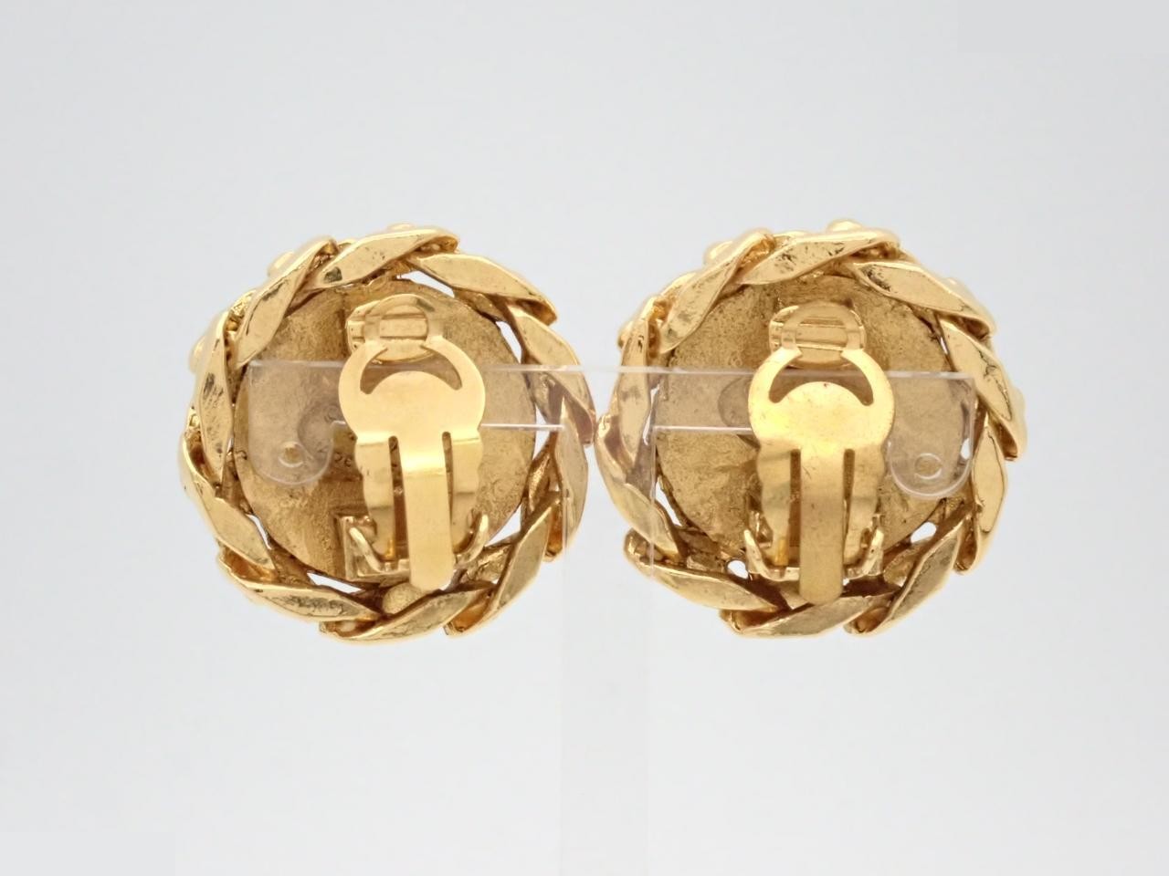 Coco Mark Gold Earrings — view 2