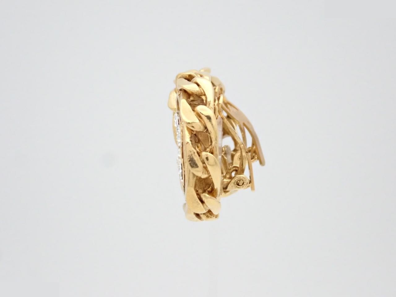 Coco Mark Gold Earrings — view 3