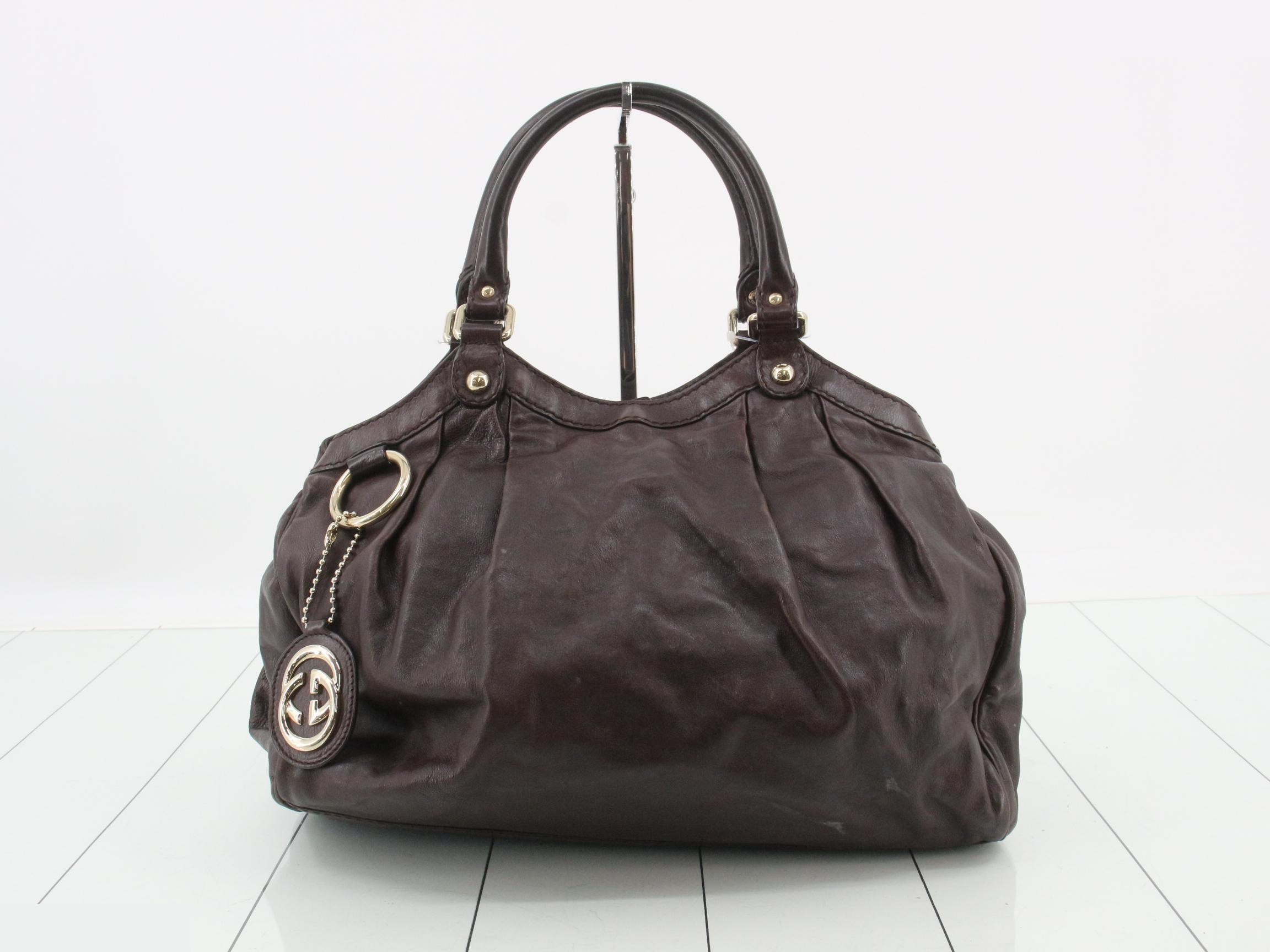 Leather Interlocking Tote Bag