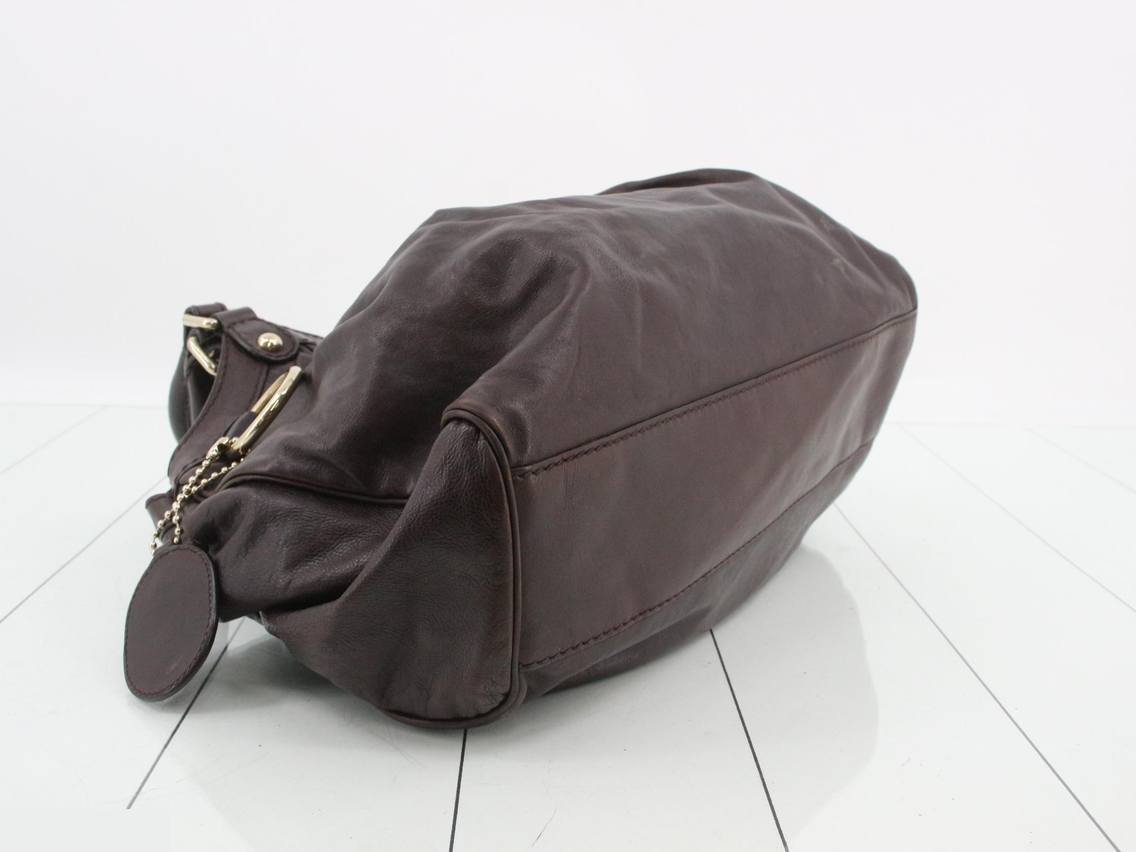 Leather Interlocking Tote Bag — view 5