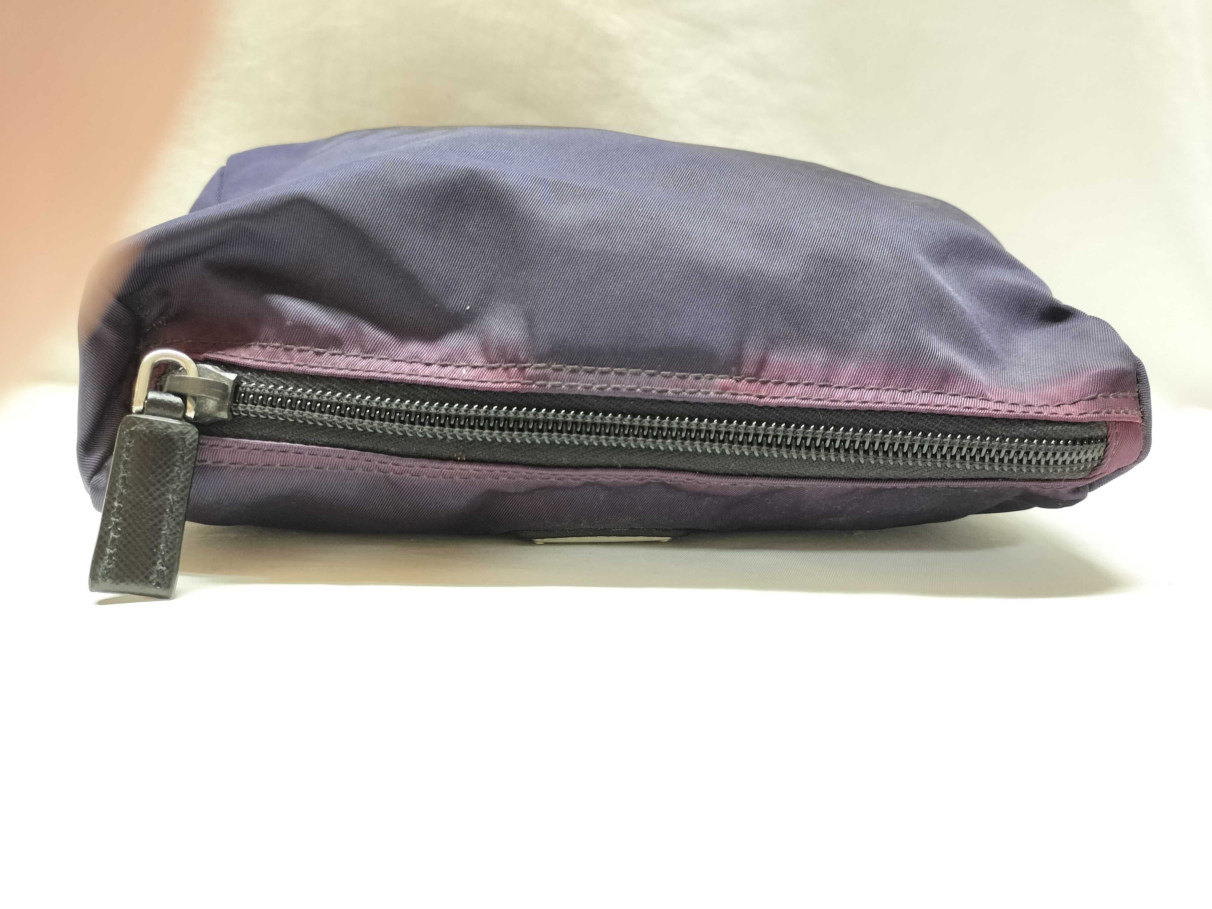 Nylon Triangle Logo Pouch — view 6