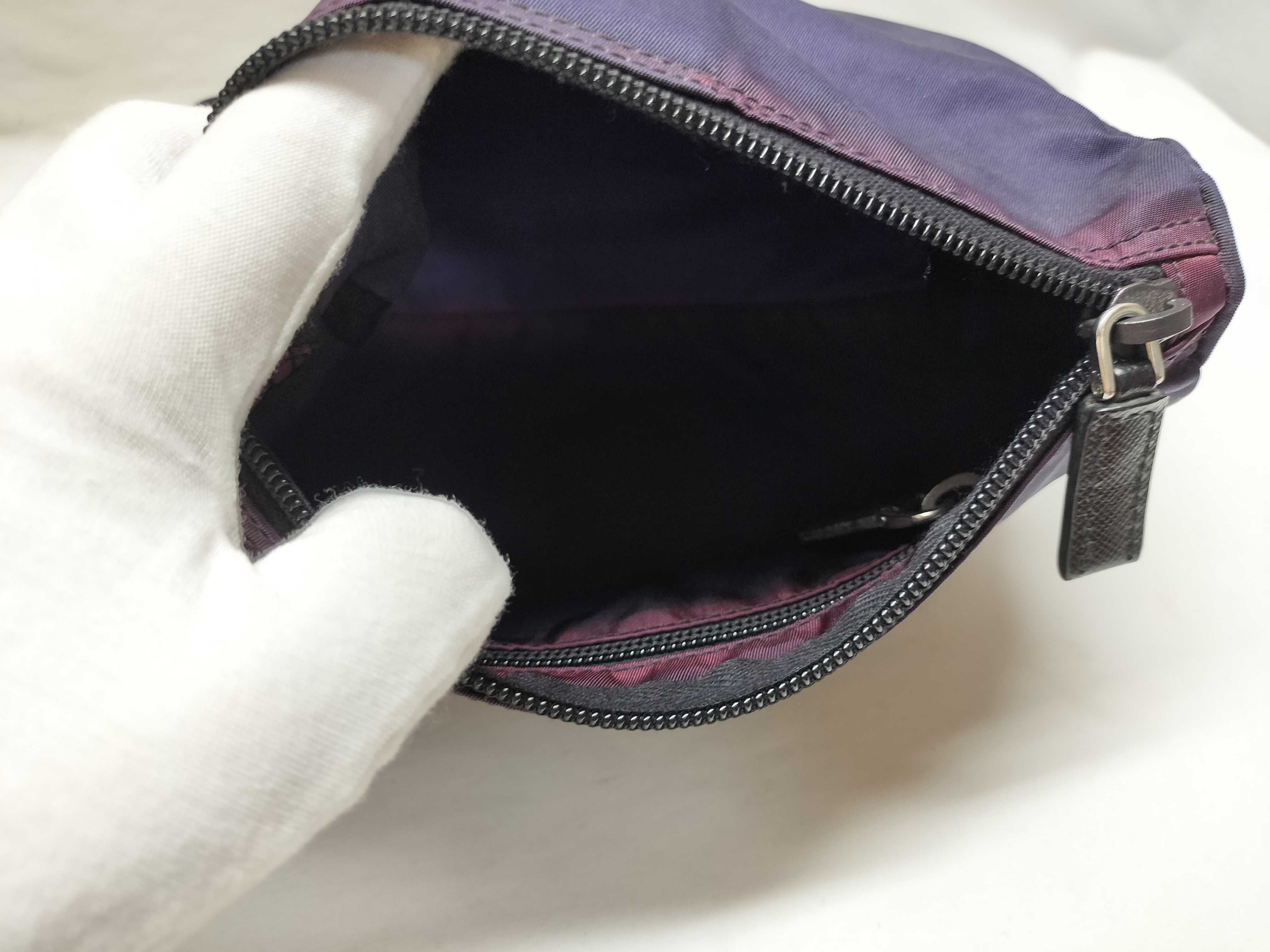 Nylon Triangle Logo Pouch — view 8