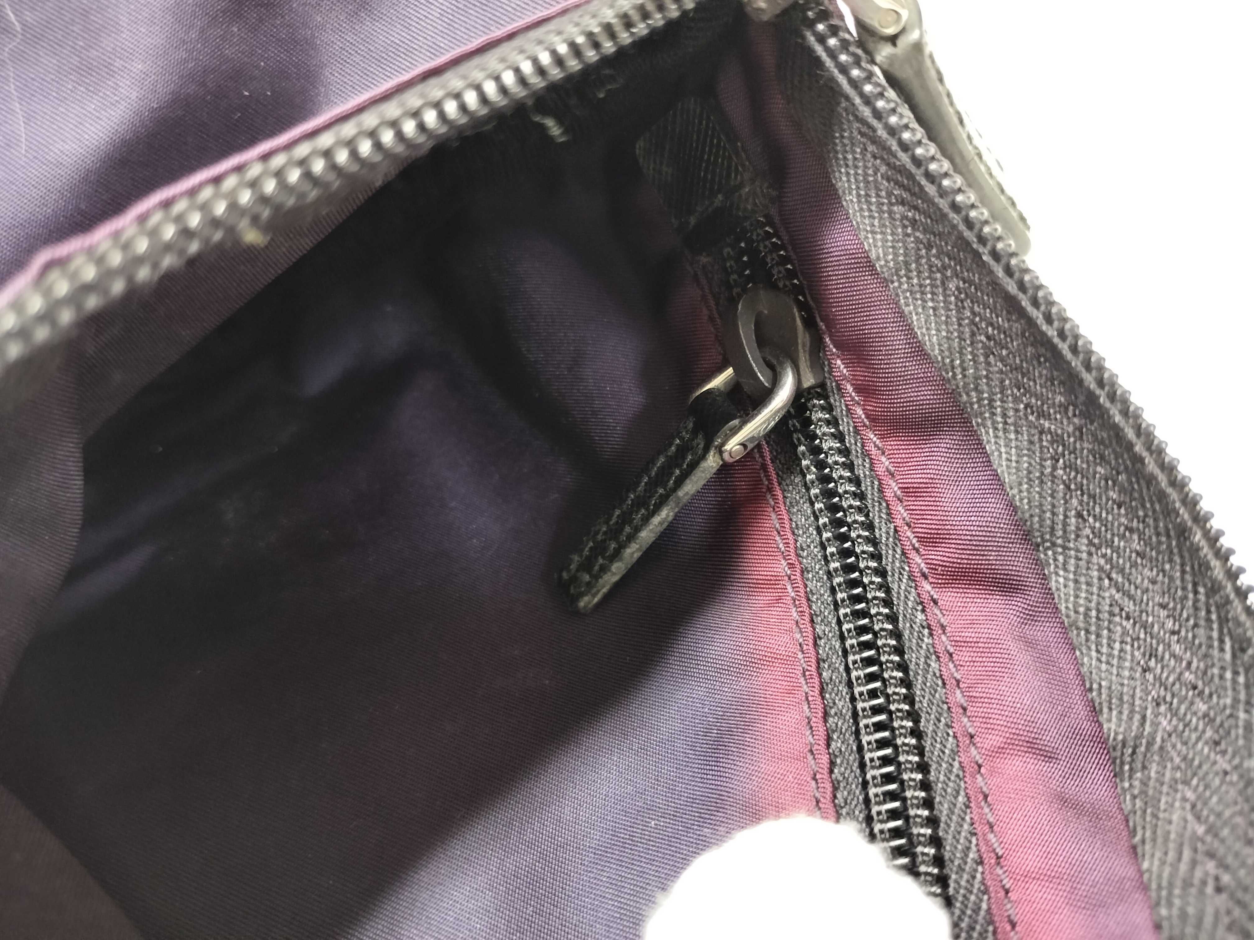 Nylon Triangle Logo Pouch — view 9