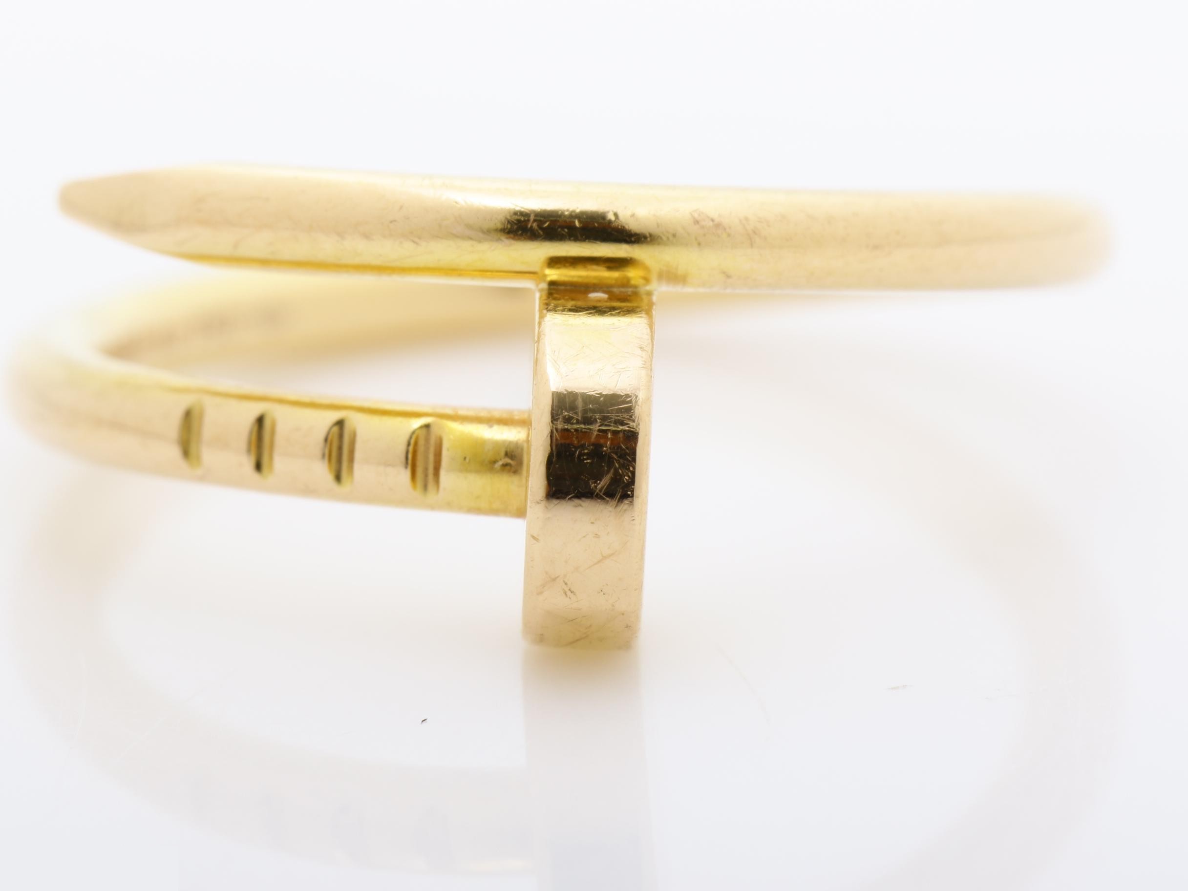 Juste un Clou ring, 750 rose gold, 3.13g, size #46 — view 2