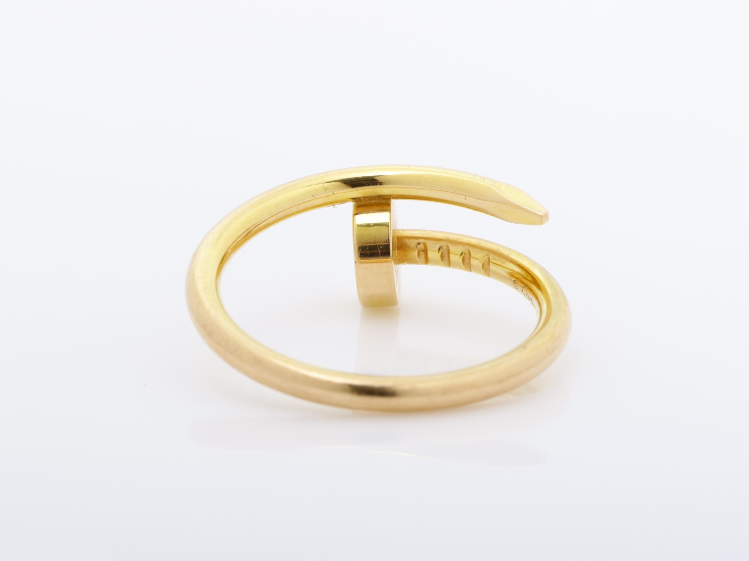 Juste un Clou ring, 750 rose gold, 3.13g, size #46 — view 4