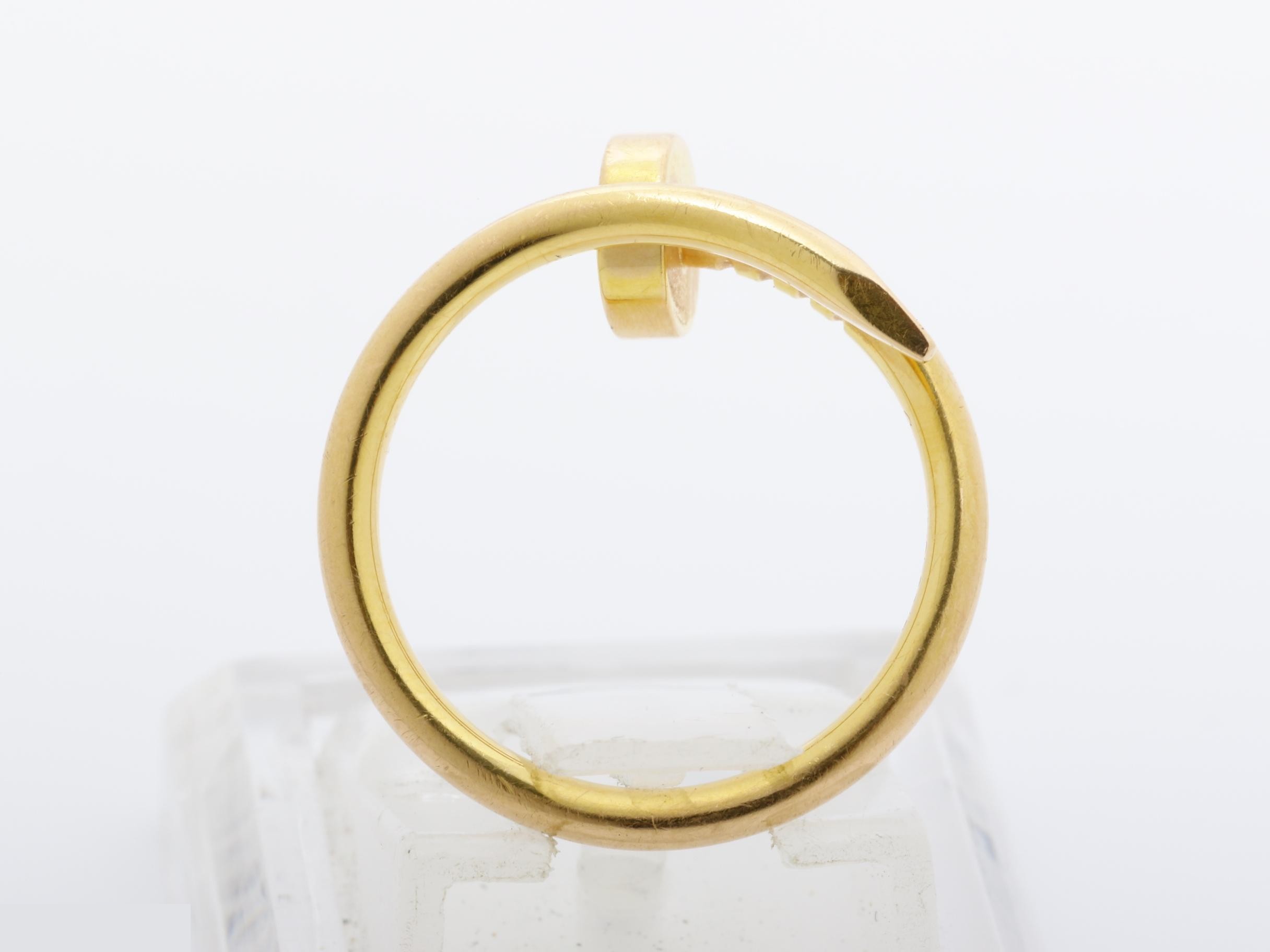 Juste un Clou ring, 750 rose gold, 3.13g, size #46 — view 5