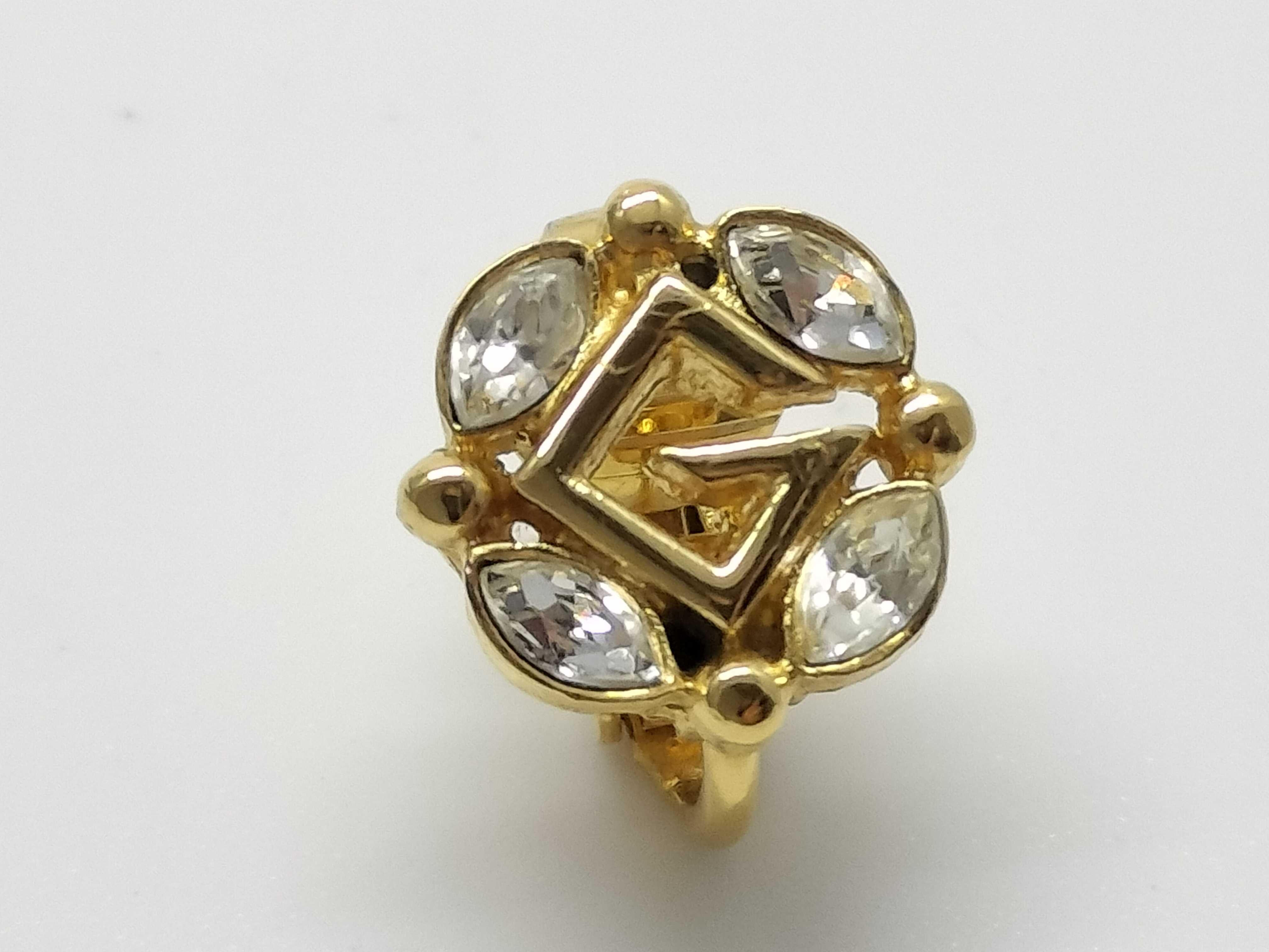G logo crystal earrings — view 2