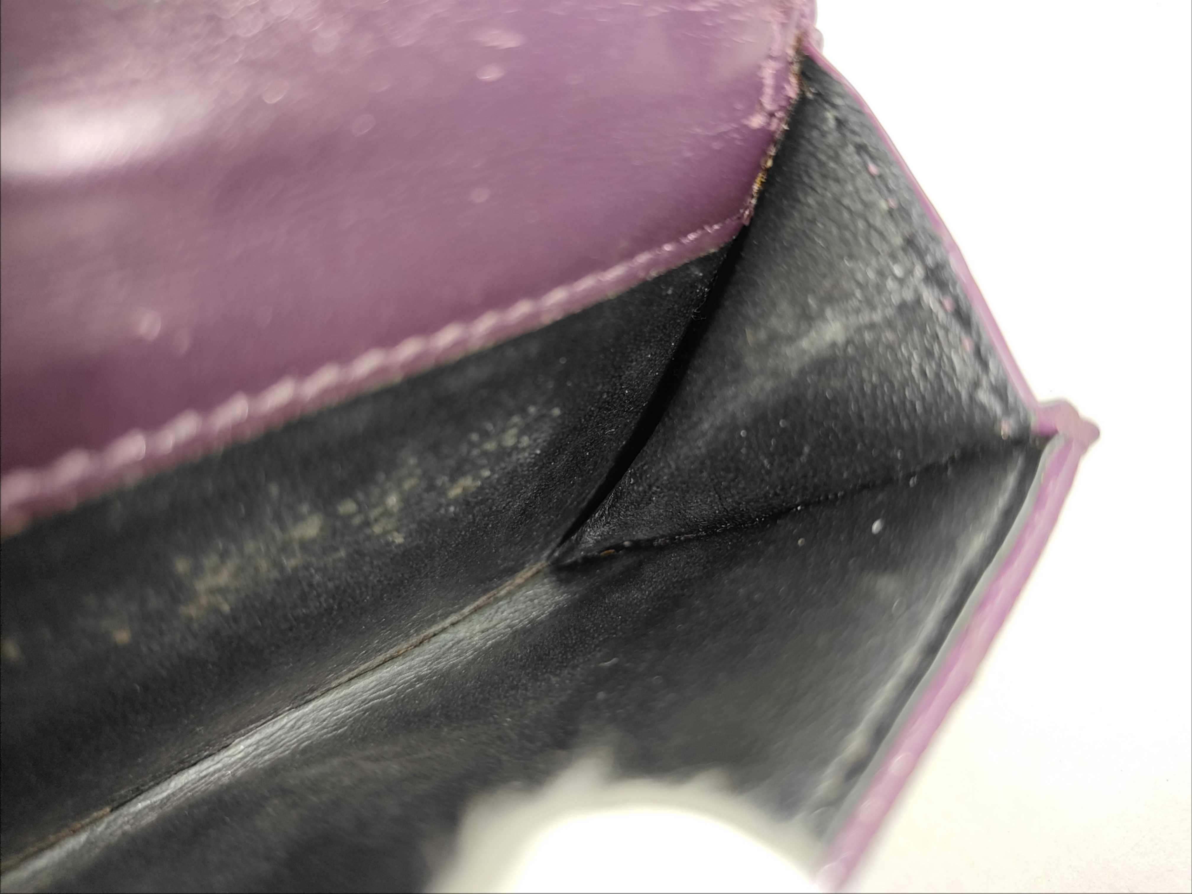 Caviar Skin Wallet, Purple — view 14
