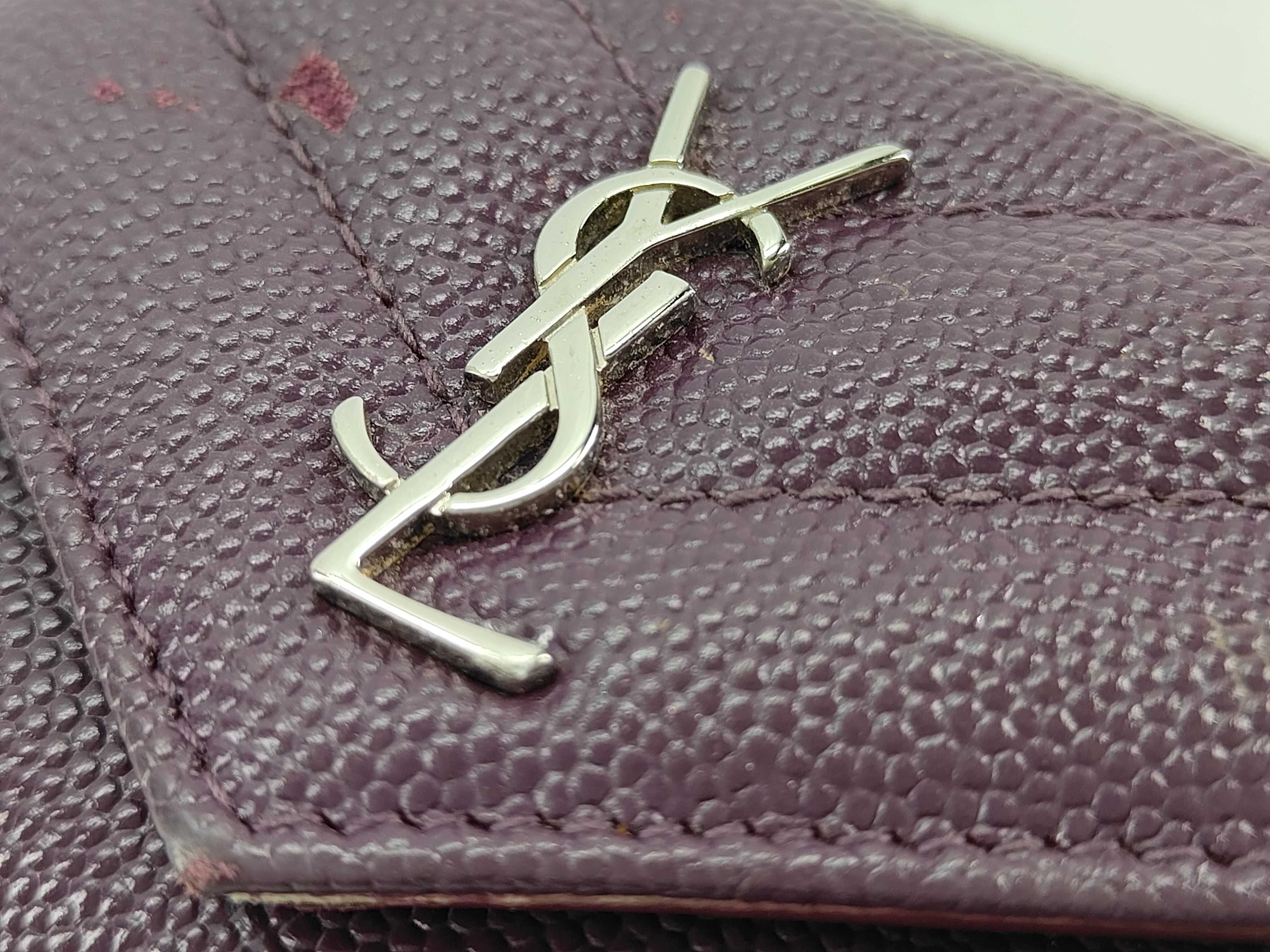 Caviar Skin Wallet, Purple — view 15