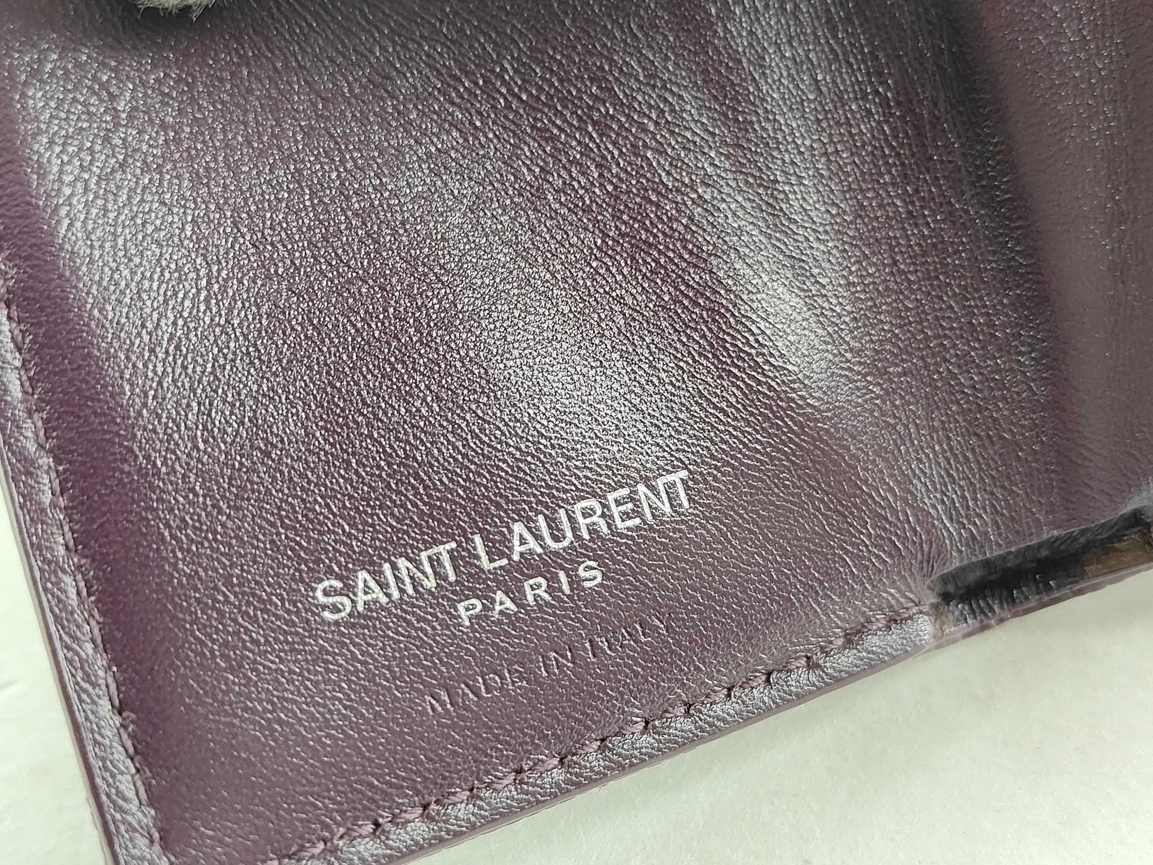 Caviar Skin Wallet, Purple — view 9