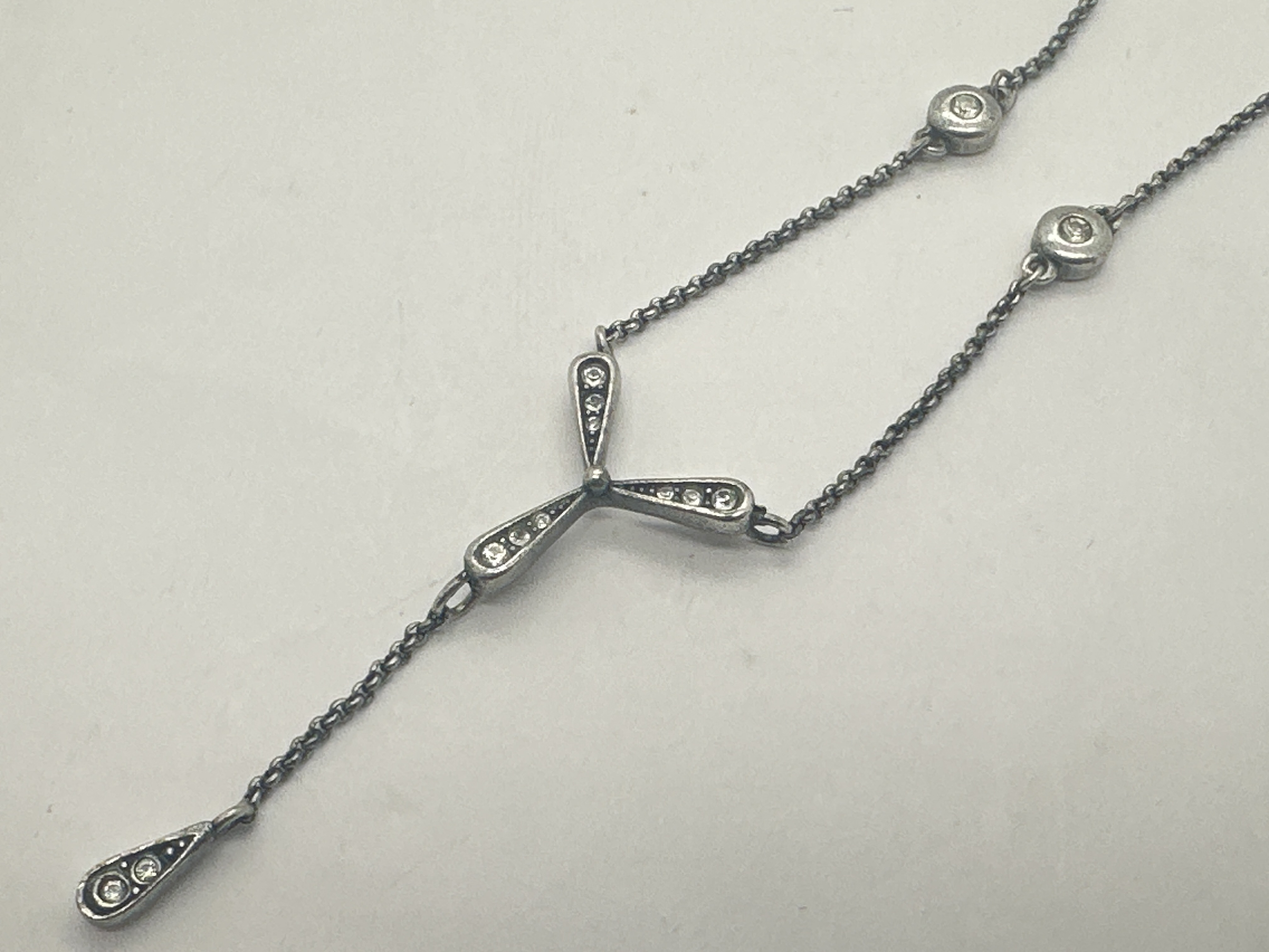 Rhinestone Necklace — view 4