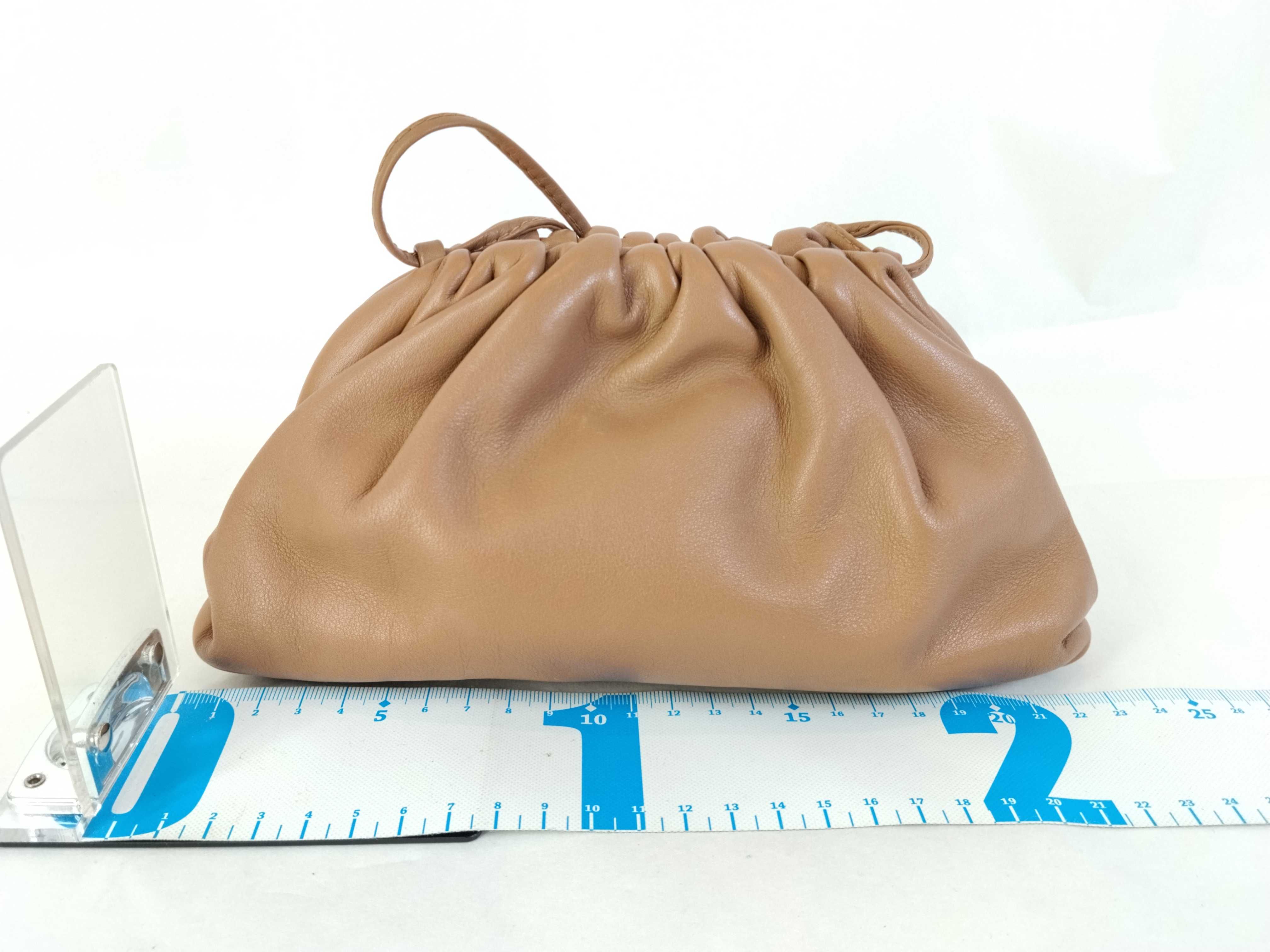 Mini The Pouch Leather Shoulder Bag Brown Shoulder Bag — view 2