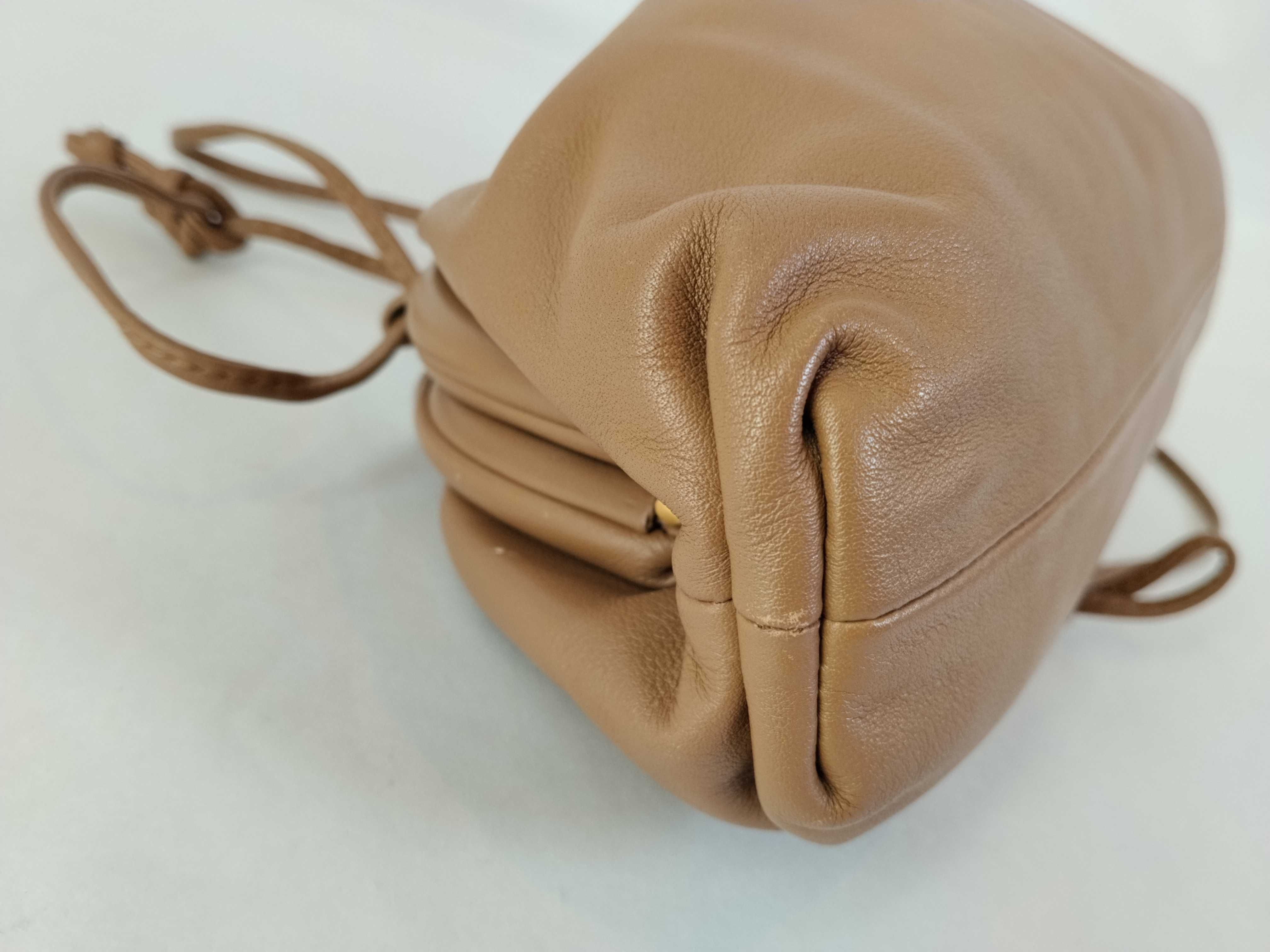 Mini The Pouch Leather Shoulder Bag Brown Shoulder Bag — view 6