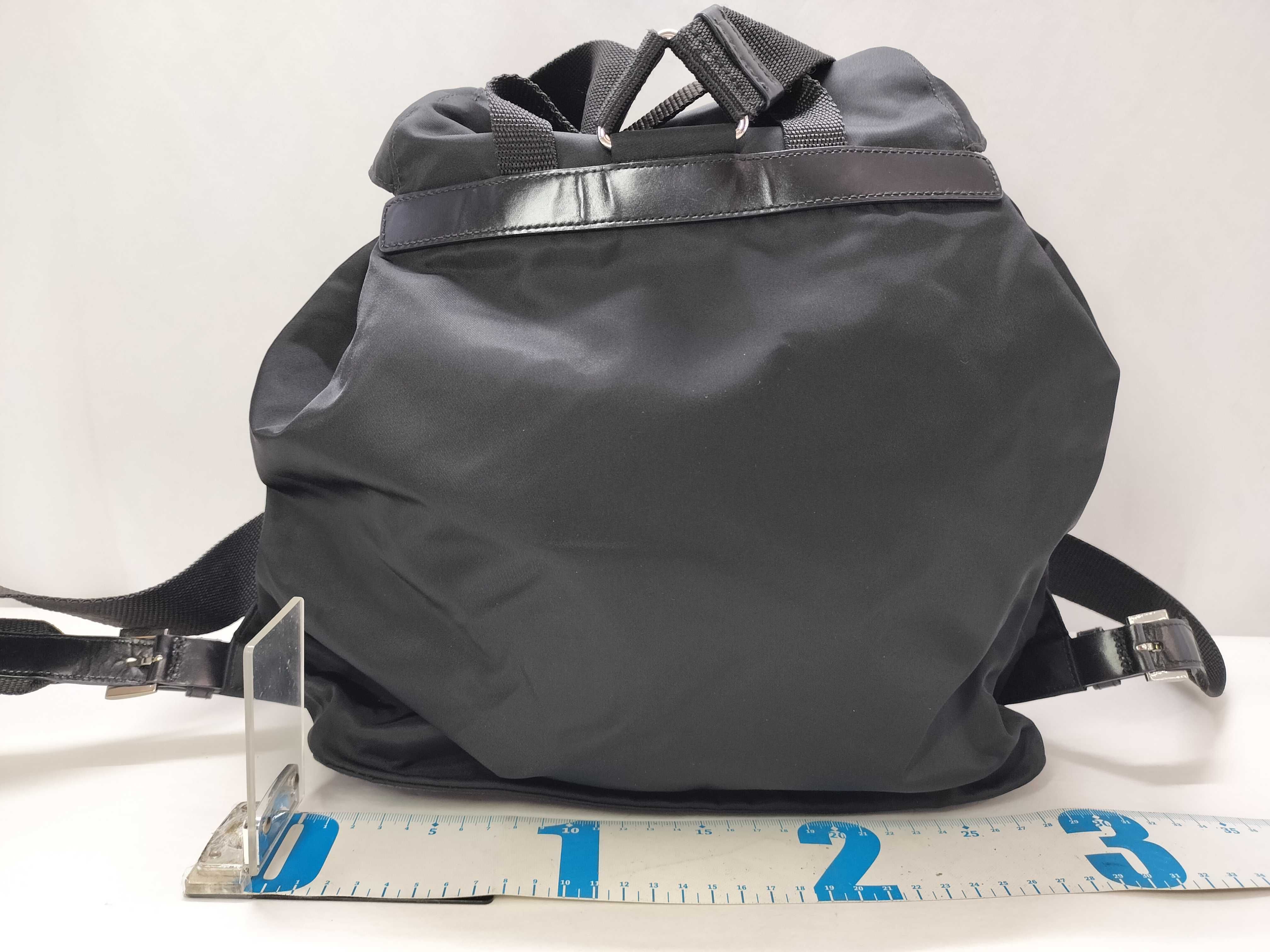nylon backpack with triangular logo. — view 2