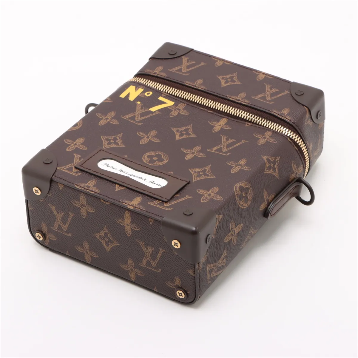 Monogram No.7 Vertical Box Trunk M59664 Brown RFID Reactive — view 3