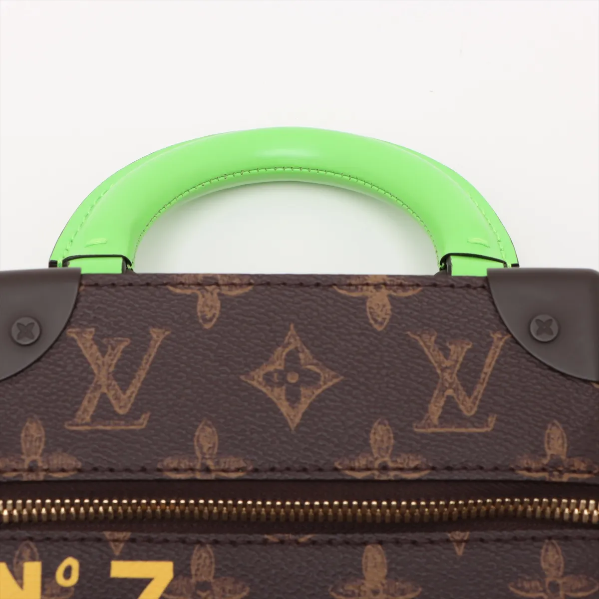 Monogram No.7 Vertical Box Trunk M59664 Brown RFID Reactive — view 6