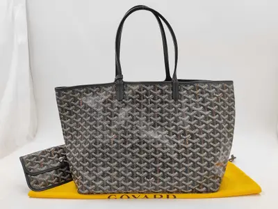 Saint Louis PM PVC x Leather Brown Tote Bag