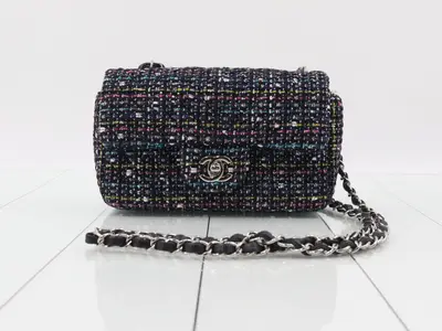 Tweed Mini Matelassé Shoulder Bag