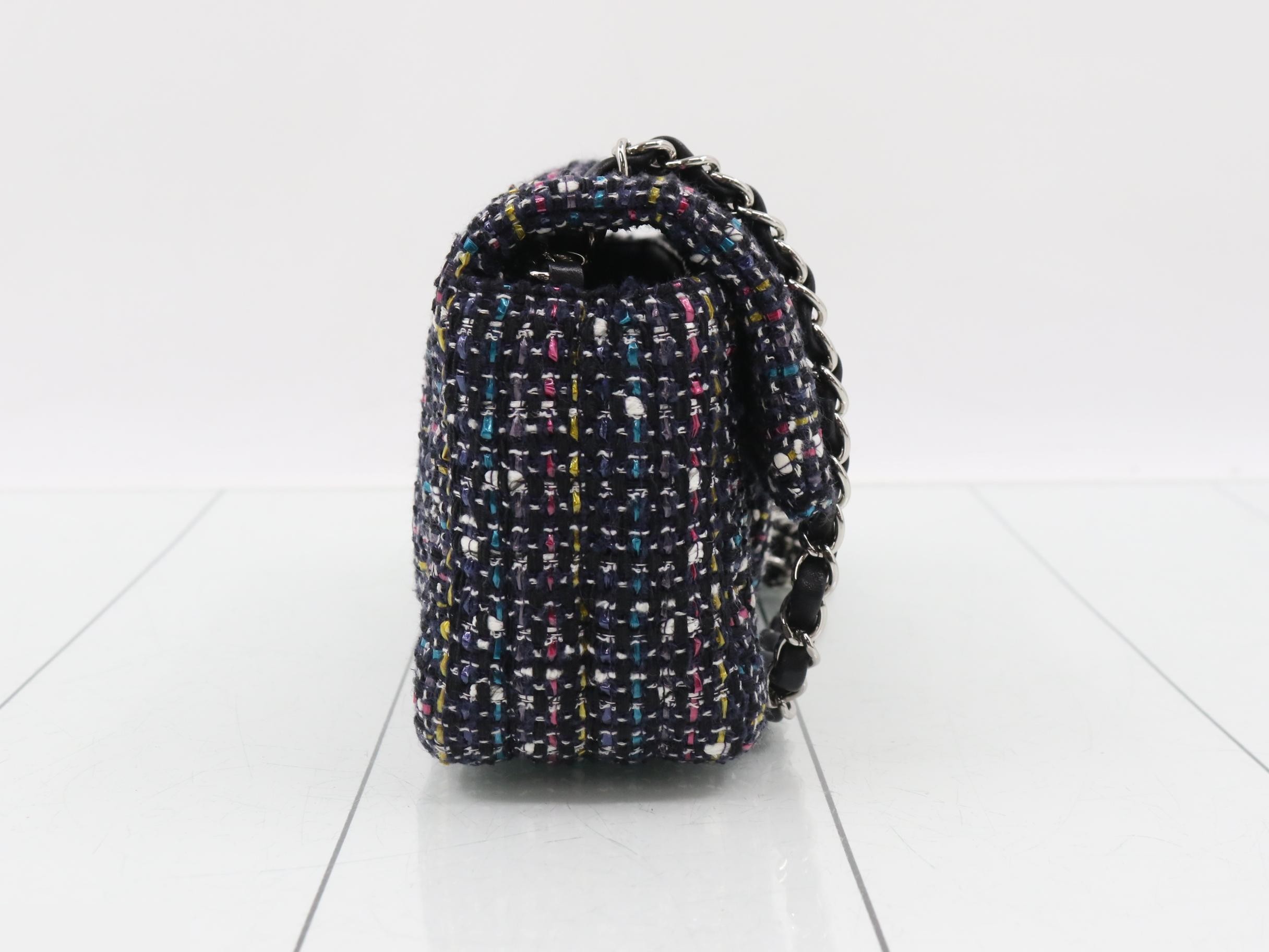 Tweed Mini Matelassé Shoulder Bag — view 4