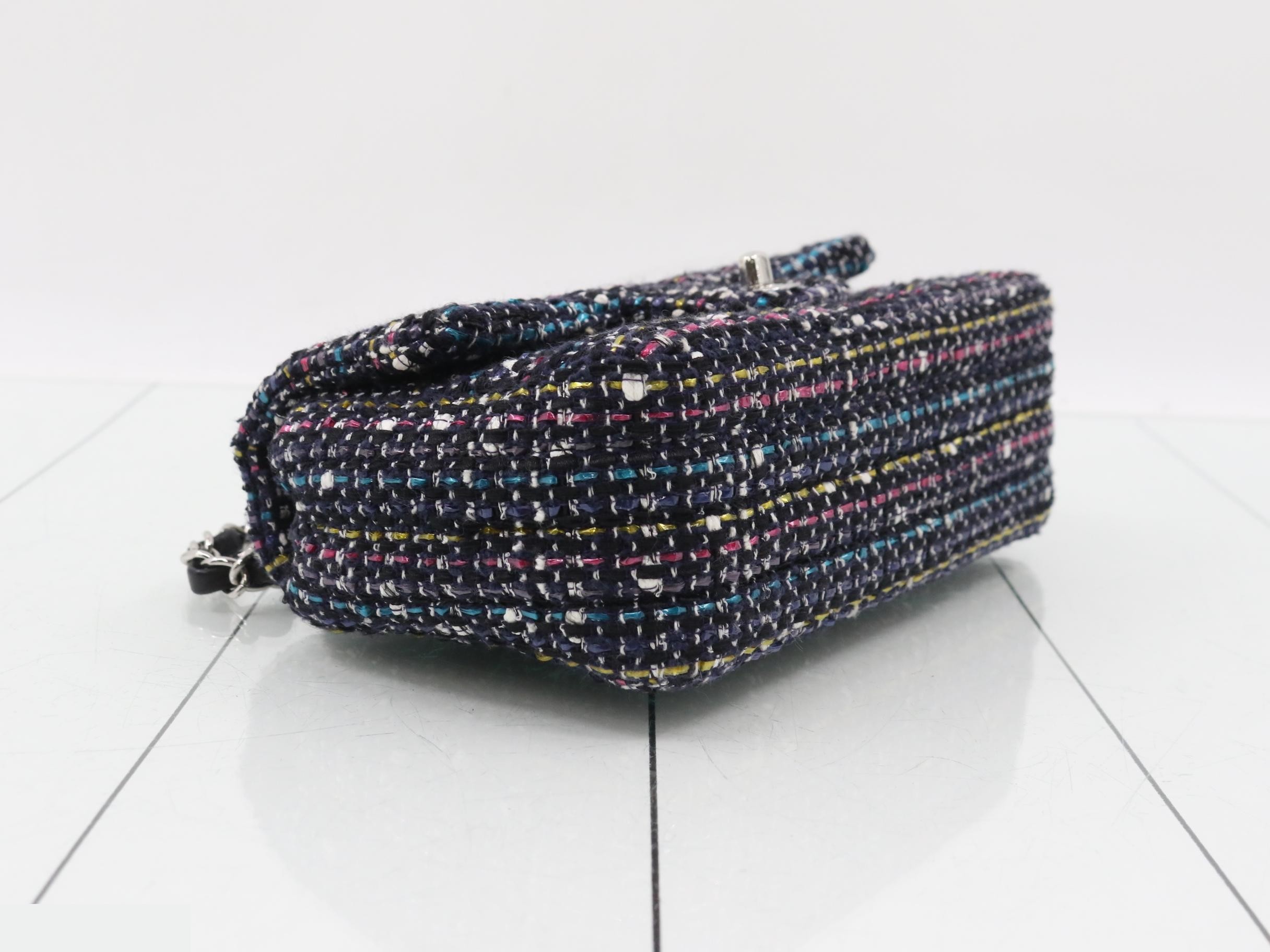 Tweed Mini Matelassé Shoulder Bag — view 5