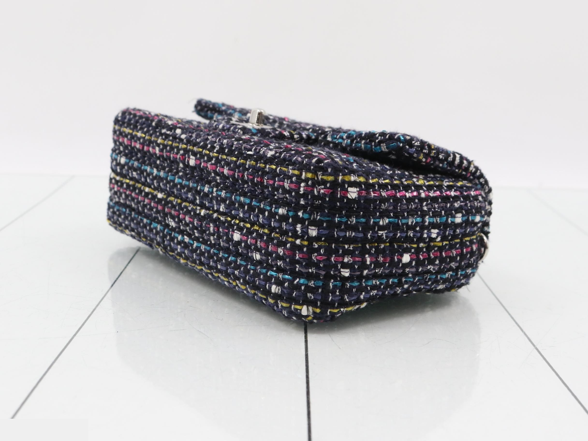 Tweed Mini Matelassé Shoulder Bag — view 6