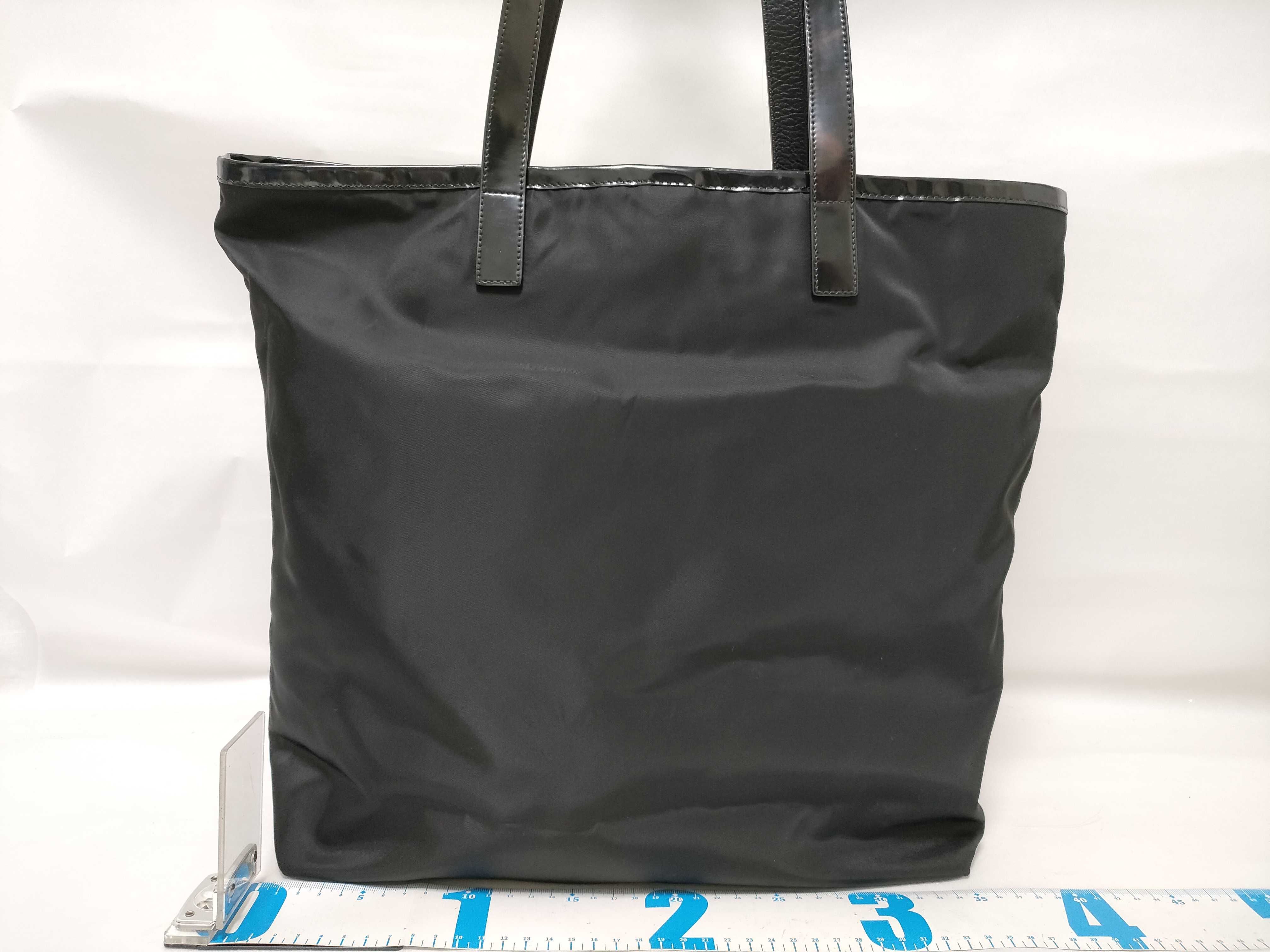 Nylon Prada Nylon Tote BR4371 Black Tote Bag — view 2