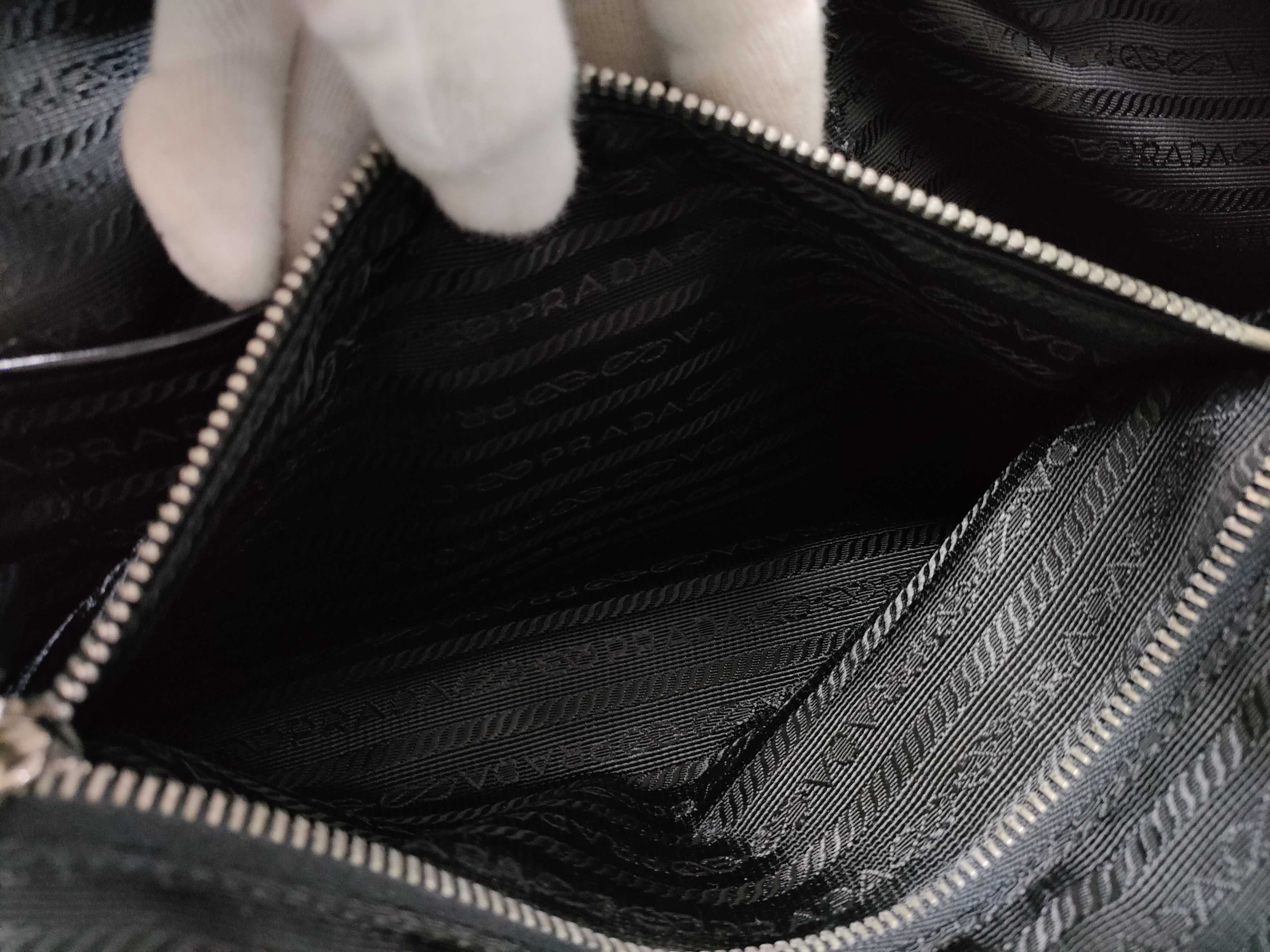 Nylon Prada Nylon Tote BR4371 Black Tote Bag — view 11